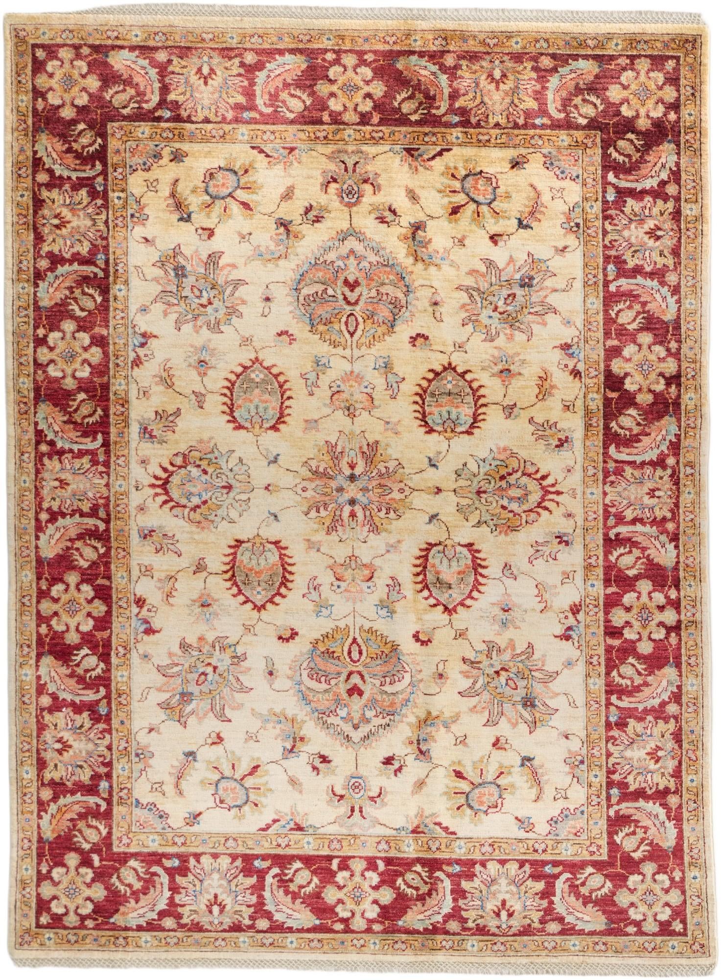 5' x 6' 10 Hand Knotted Ziegler Rug