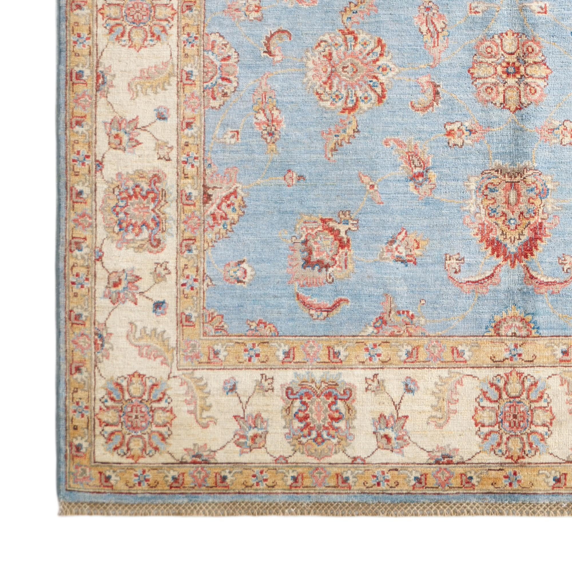 Detail image 7 of 10: 5' 6 x 8' 2 Hand Knotted Ziegler Rug