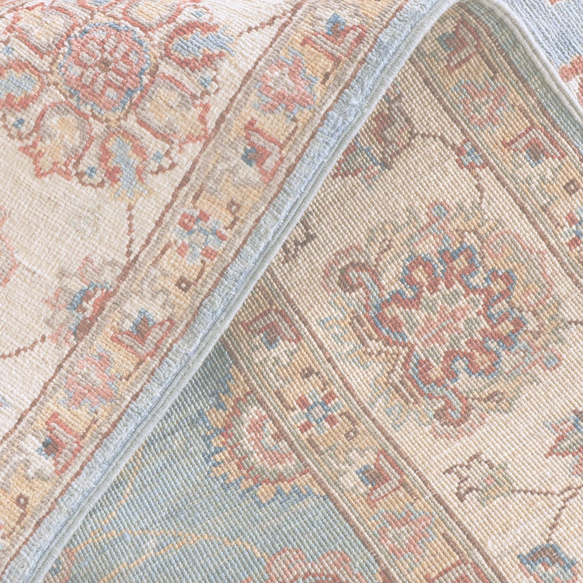 Detail image 8 of 10: 5' 6 x 8' 2 Hand Knotted Ziegler Rug