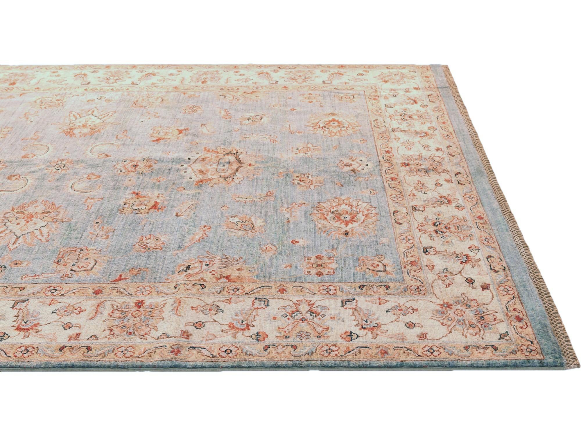 5' 10 x 8' 4 Hand Knotted Ziegler Rug