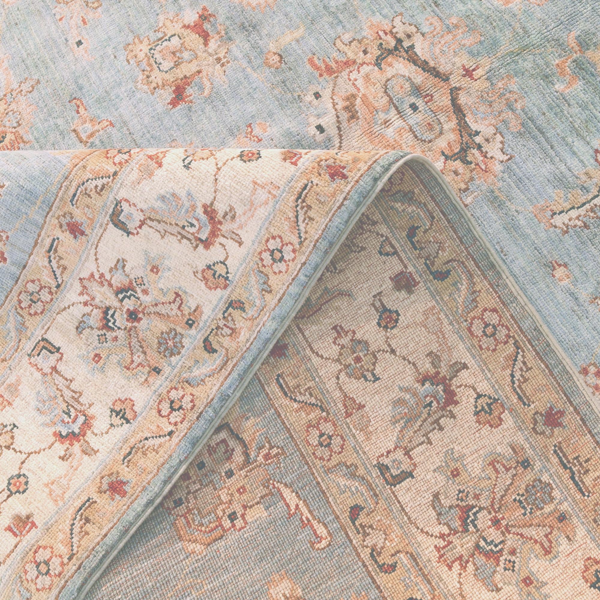 5' 10 x 8' 4 Hand Knotted Ziegler Rug