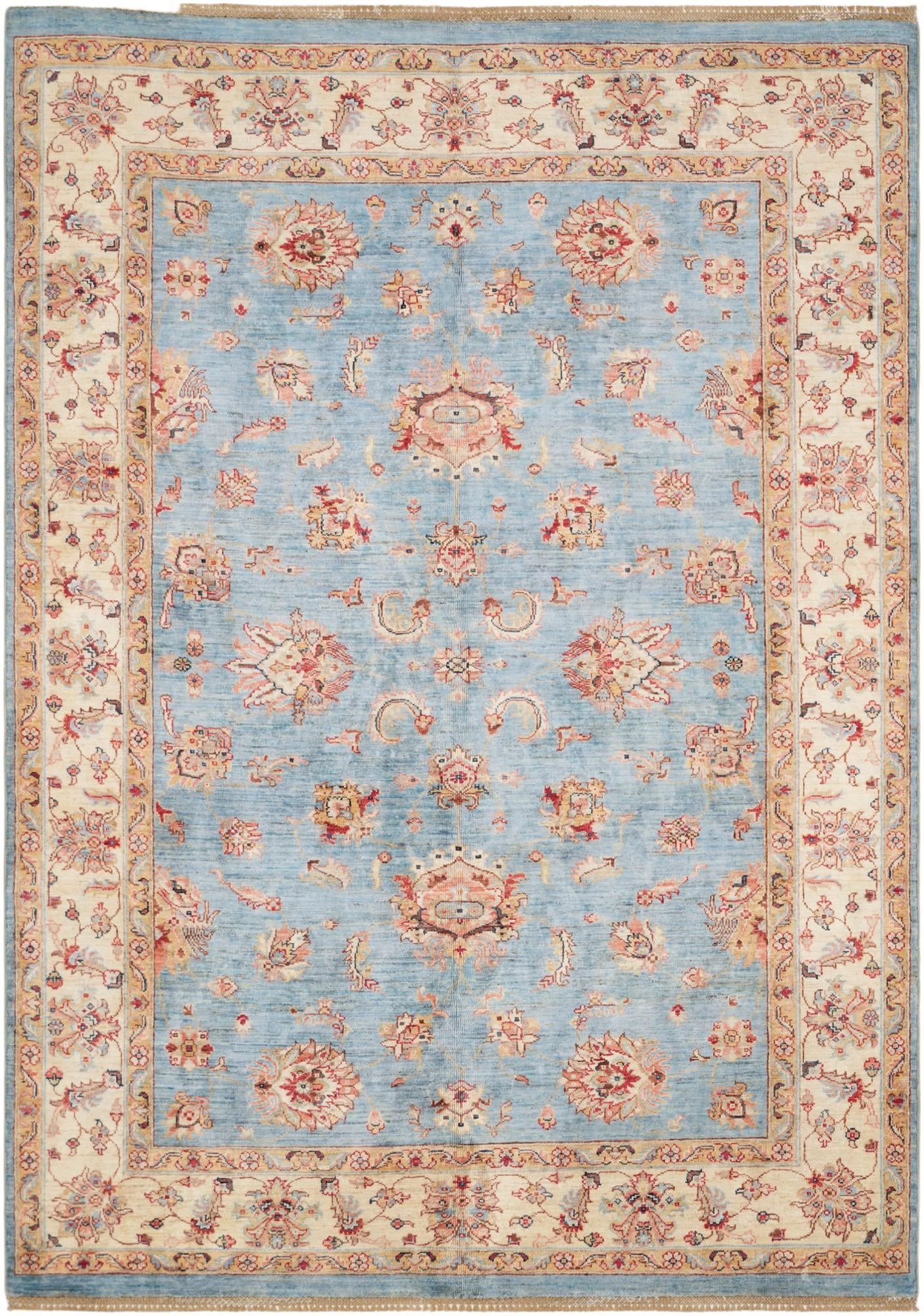 5' 10 x 8' 4 Hand Knotted Ziegler Rug