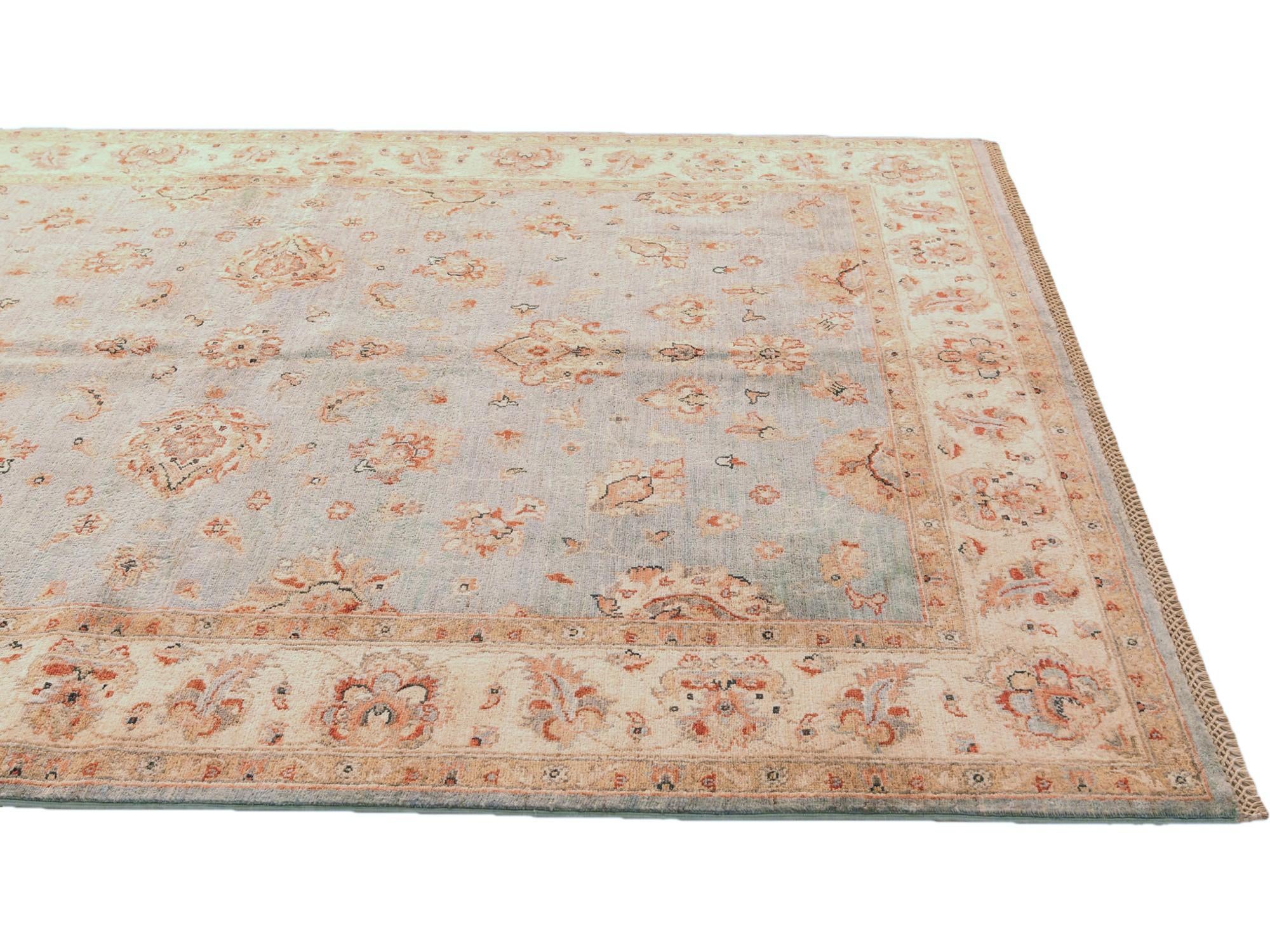 5' 8 x 7' 8 Hand Knotted Ziegler Rug