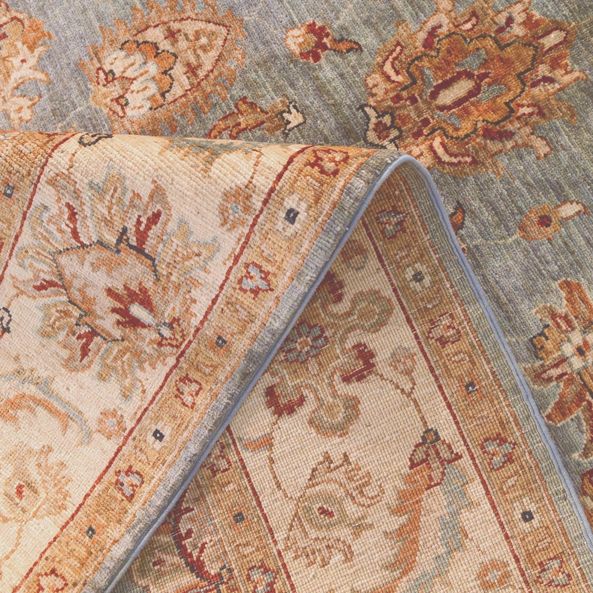 5' 6 x 8' 5 Hand Knotted Ziegler Rug
