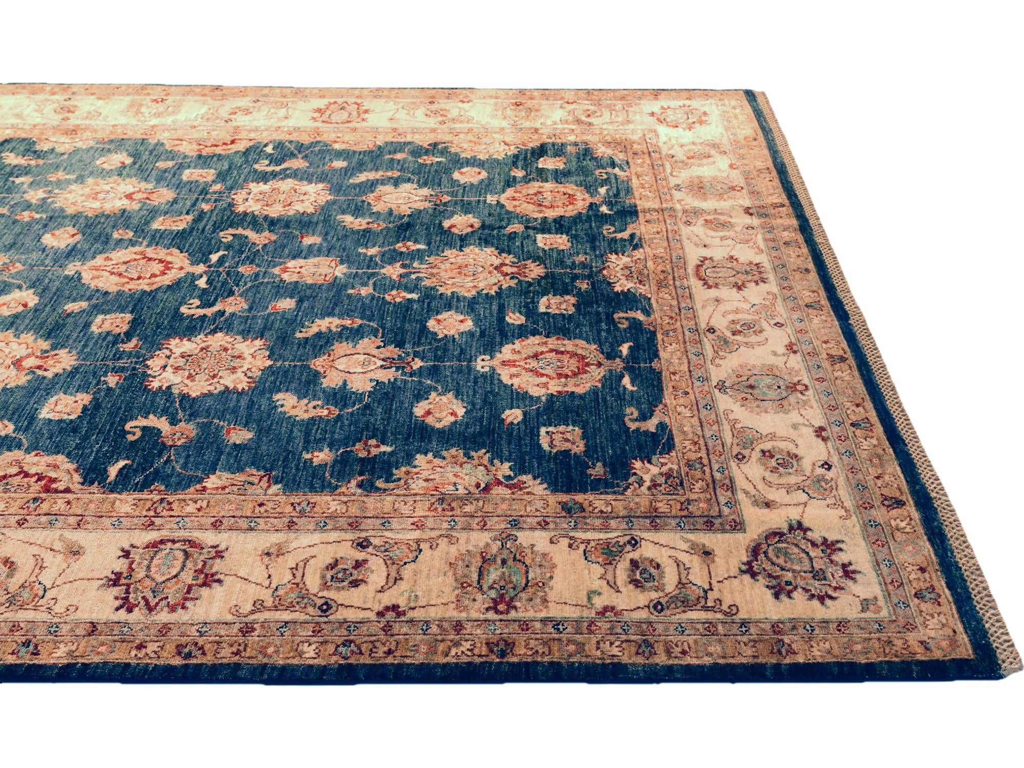 6' 11 x 9' 10 Hand Knotted Ziegler Rug