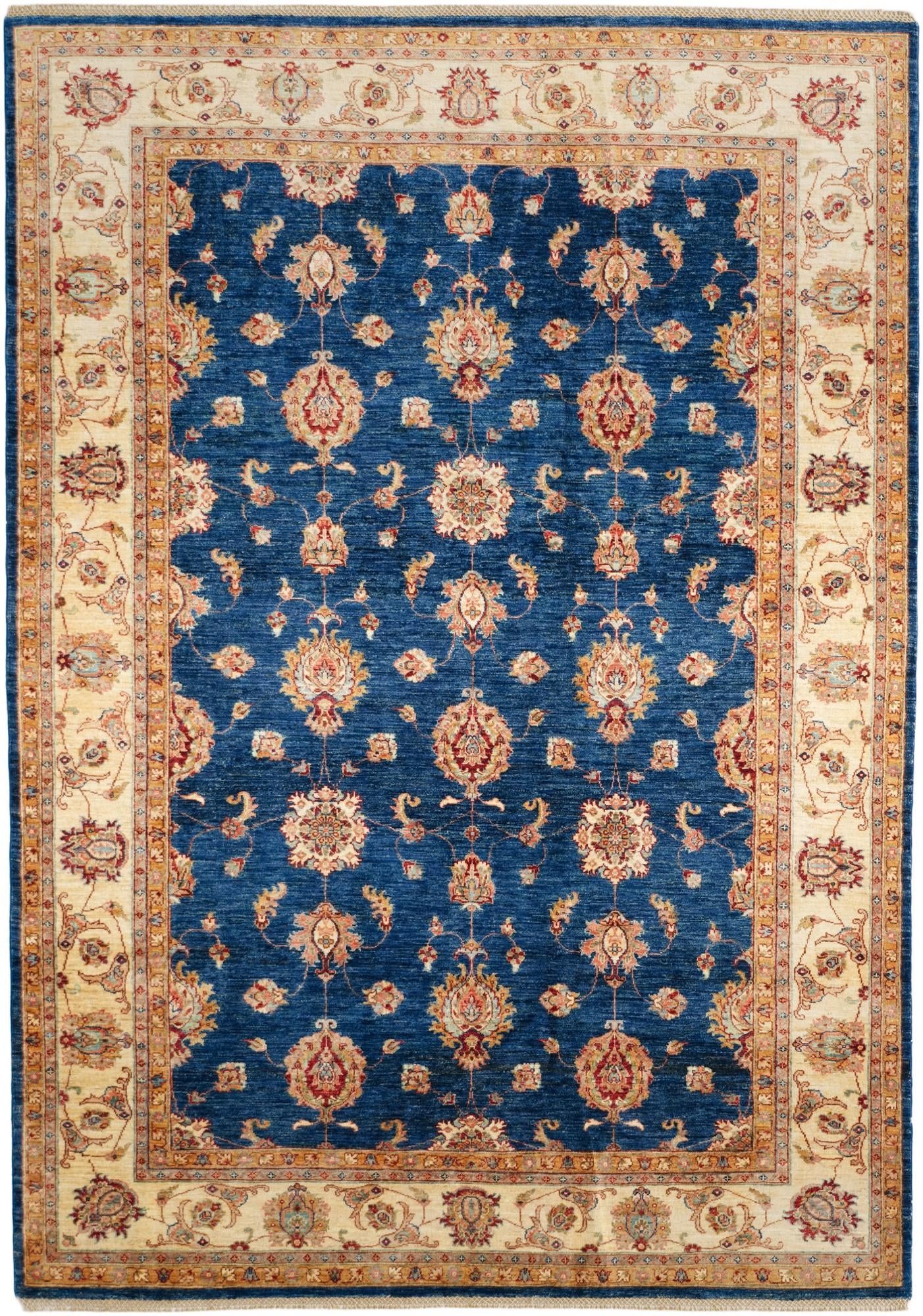 6' 11 x 9' 10 Hand Knotted Ziegler Rug