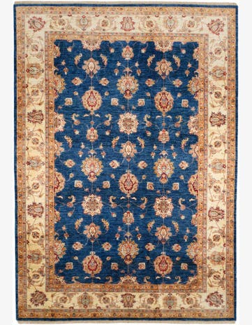 6' 11 x 9' 10 Hand Knotted Ziegler Rug