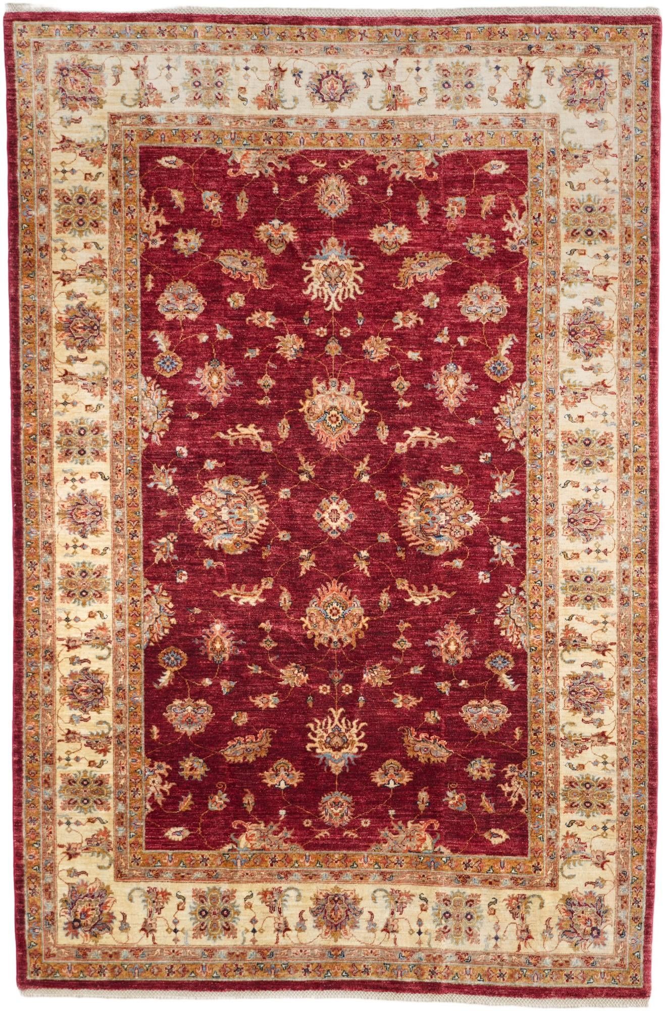 6' 9 x 10' 4 Hand Knotted Ziegler Rug