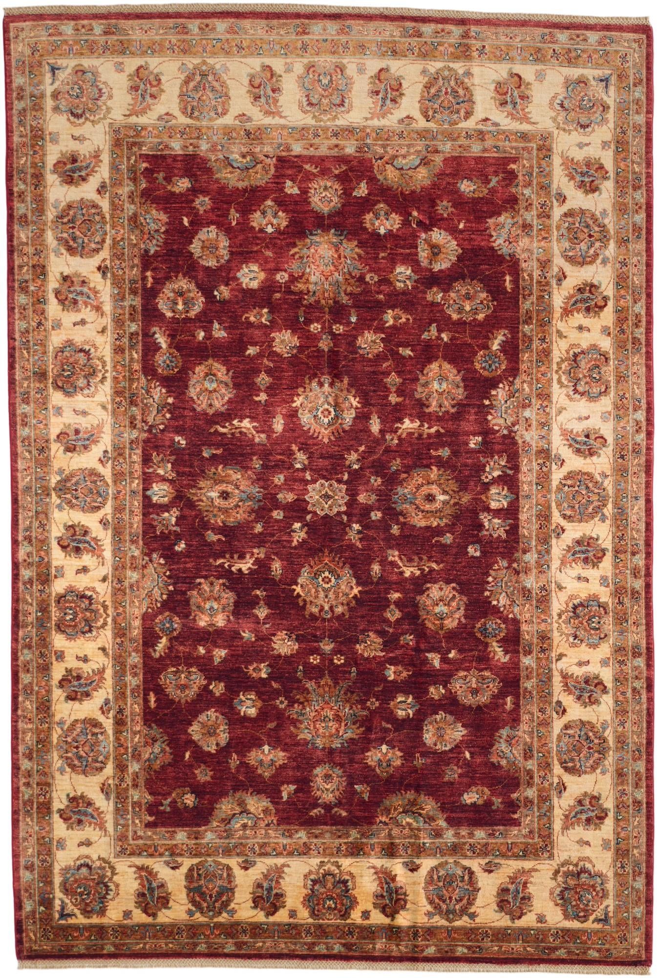 6' 8 x 10' Hand Knotted Ziegler Rug