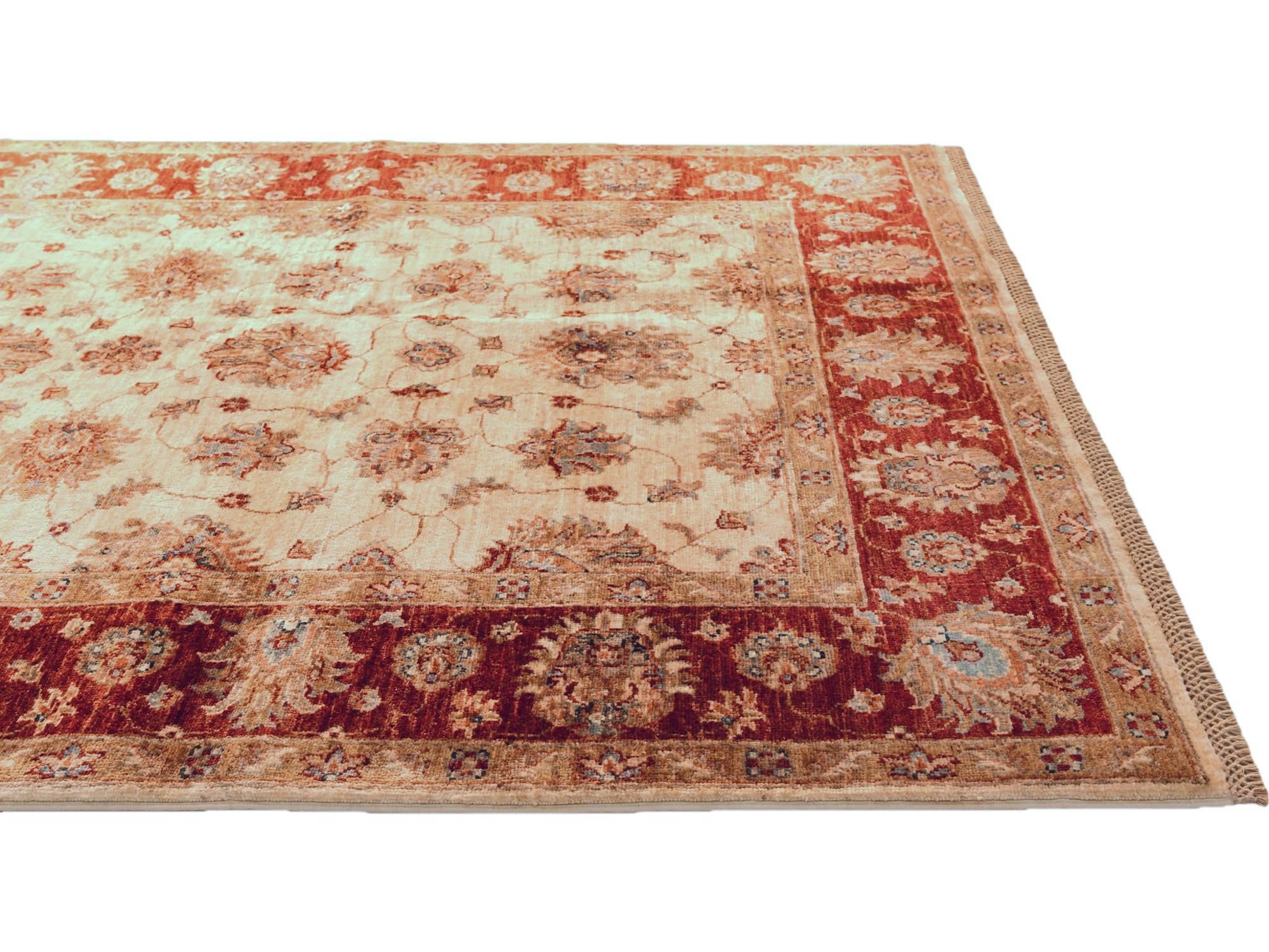 5' x 6' 9 Hand Knotted Ziegler Rug