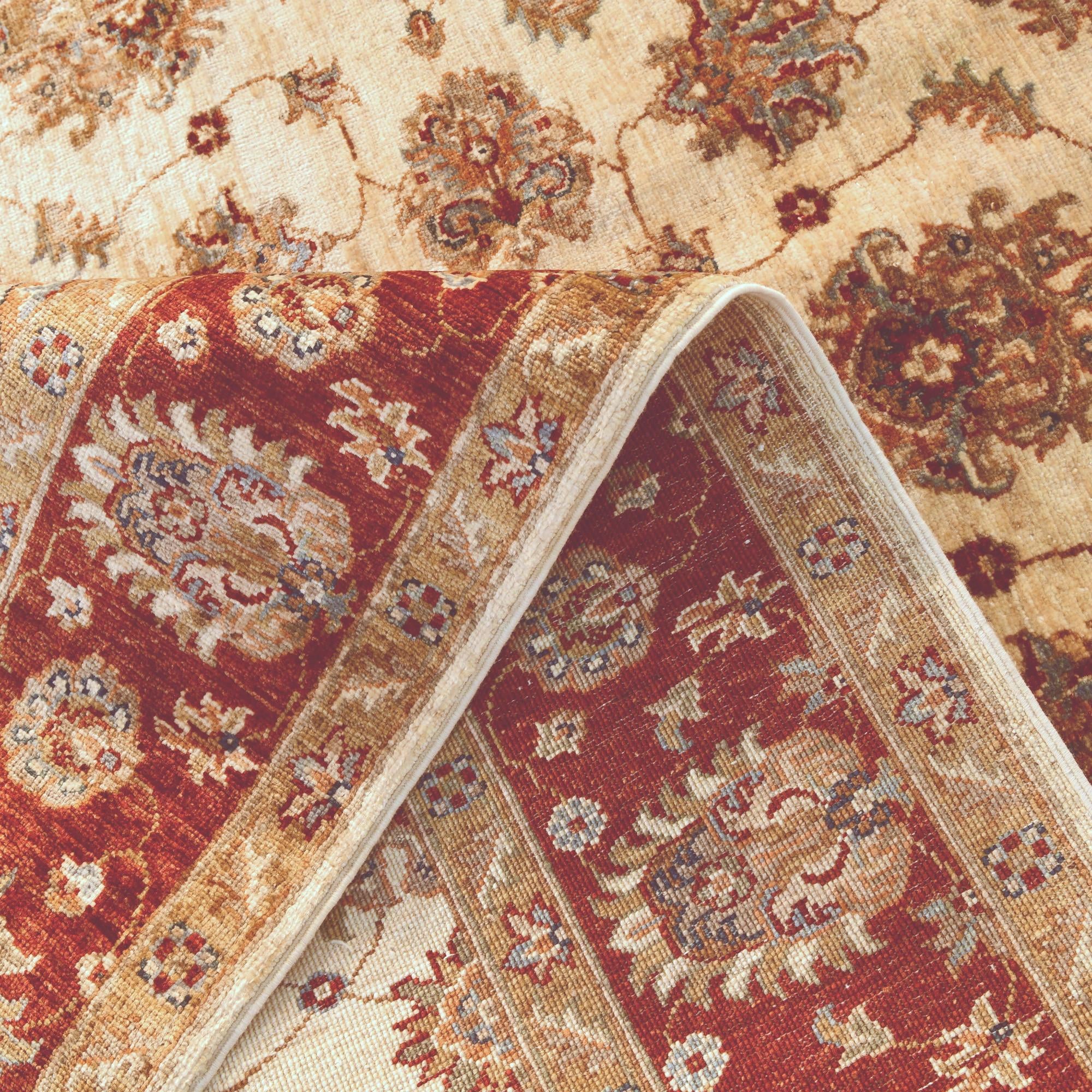 5' x 6' 9 Hand Knotted Ziegler Rug