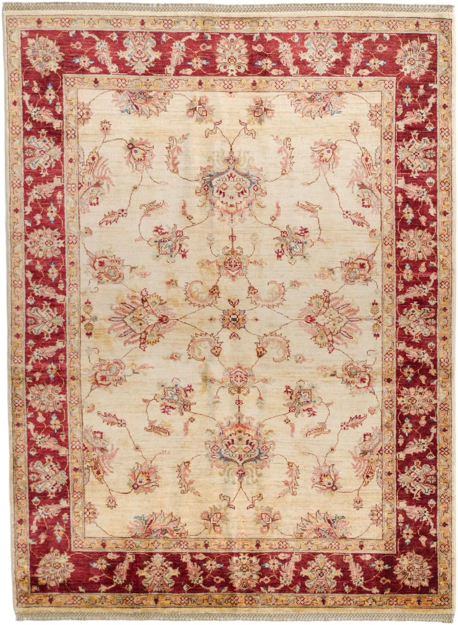 5' x 6' 10 Hand Knotted Ziegler Rug