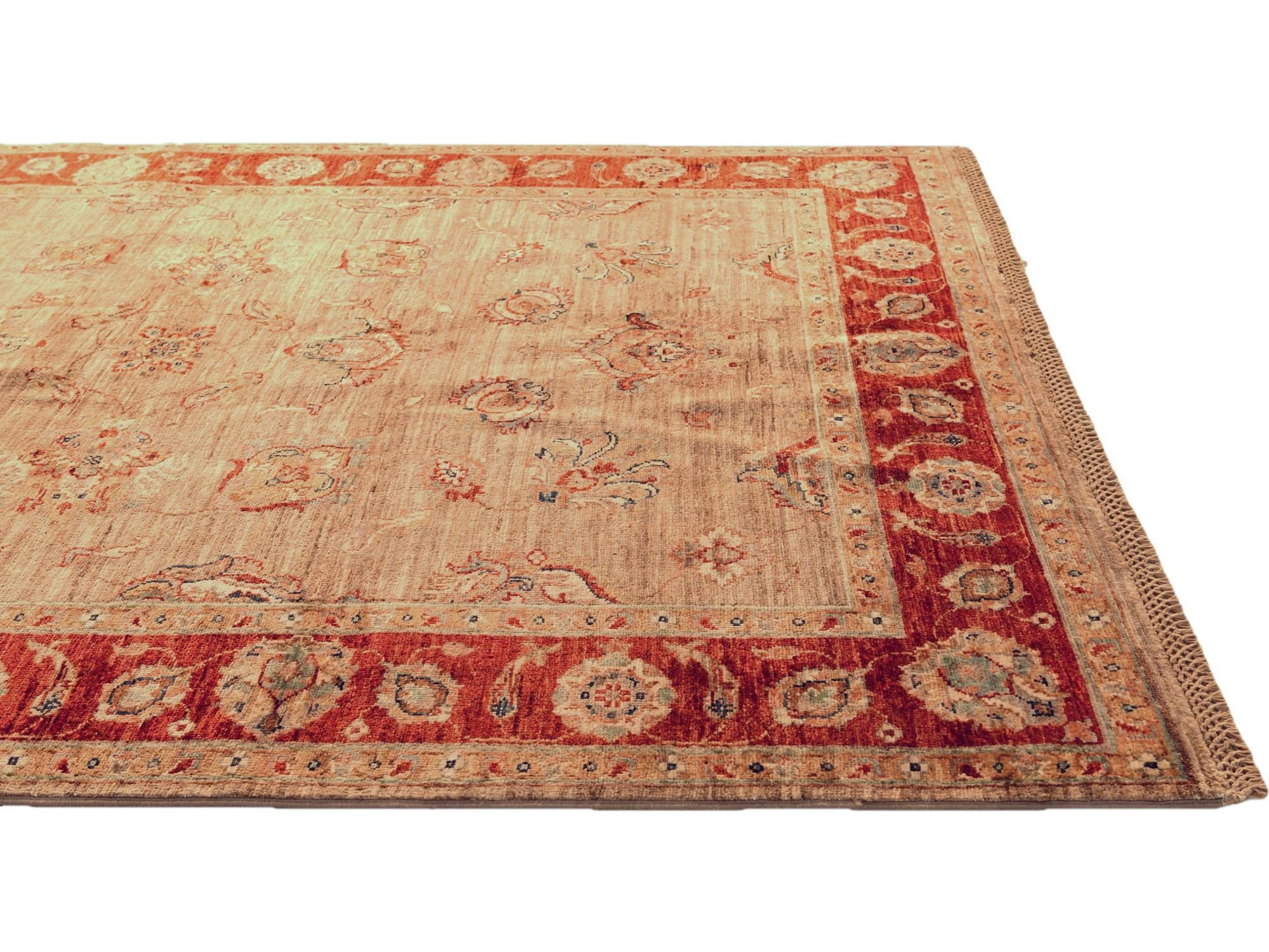5' 1 x 6' 6 Hand Knotted Ziegler Rug