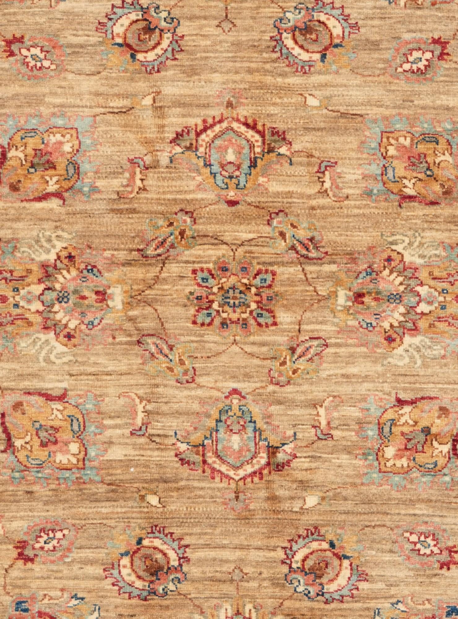 5' 1 x 6' 6 Hand Knotted Ziegler Rug