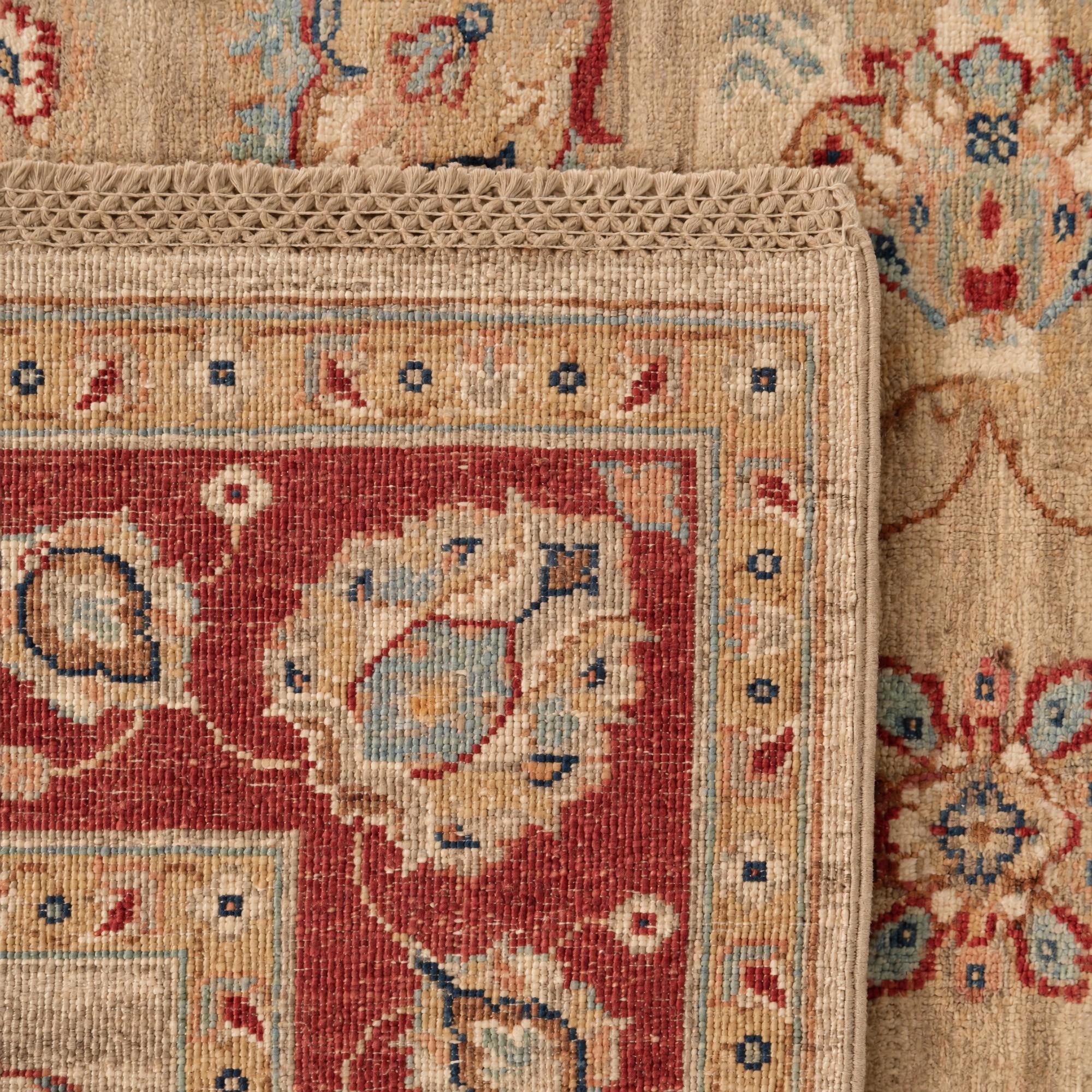 155cm x 200cm Hand Knotted Ziegler Rug