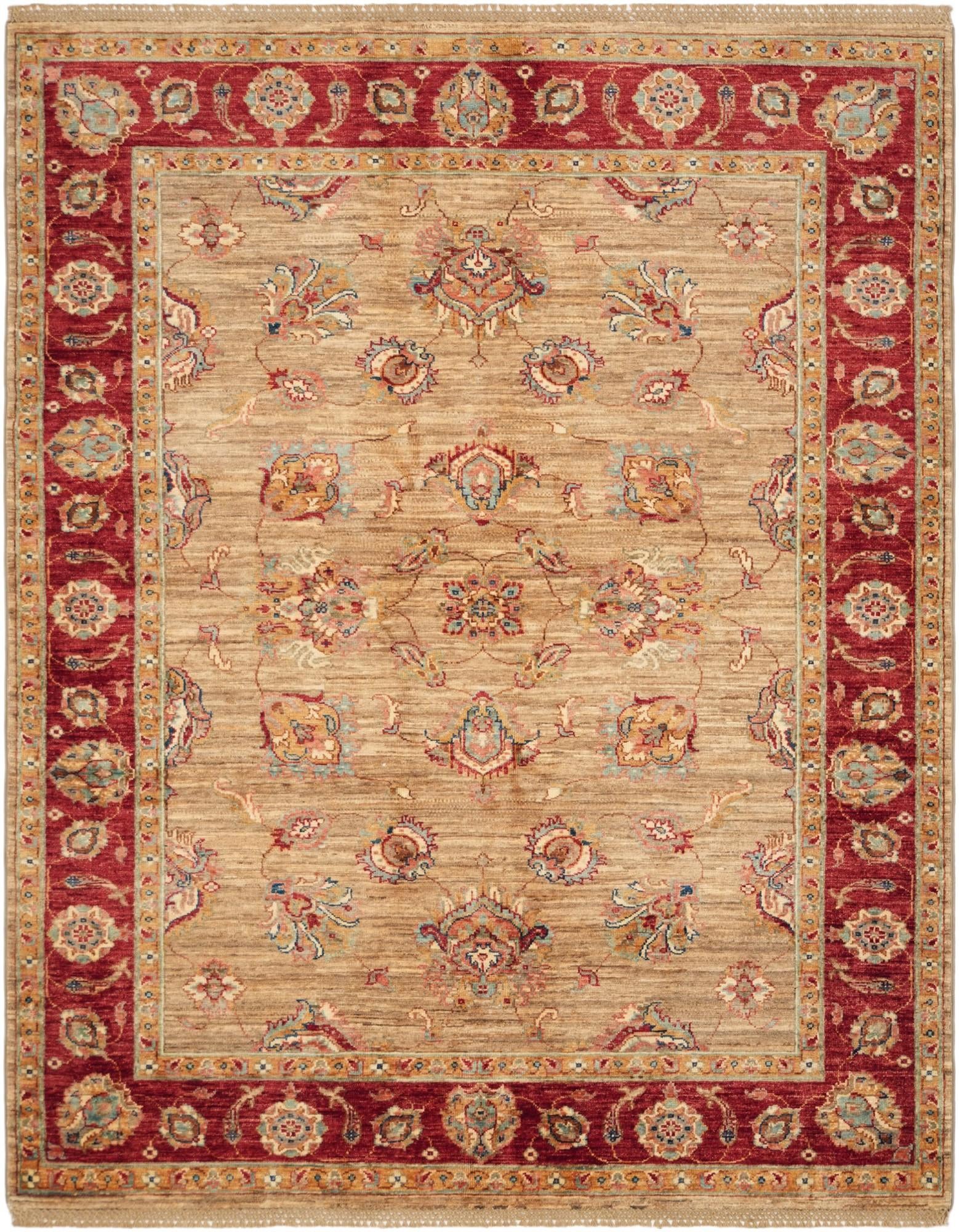 5' 1 x 6' 6 Hand Knotted Ziegler Rug
