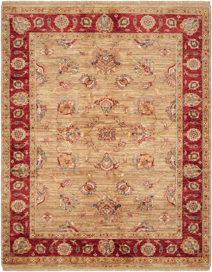 5' 1 x 6' 6 Hand Knotted Ziegler Rug