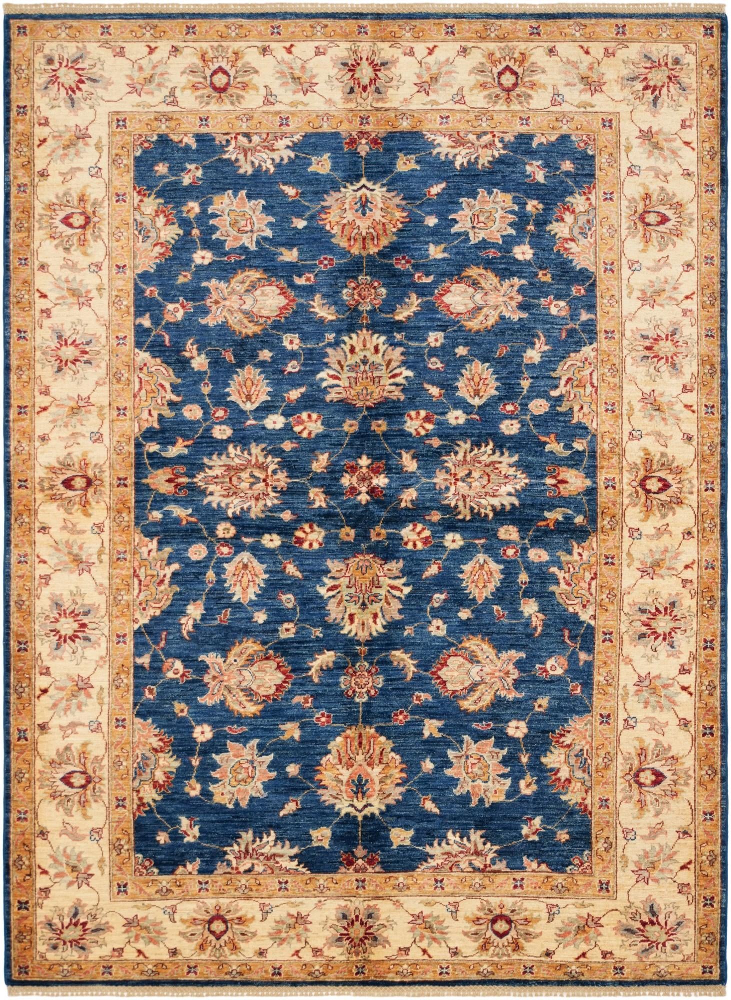 5' 11 x 8' 2 Hand Knotted Ziegler Rug