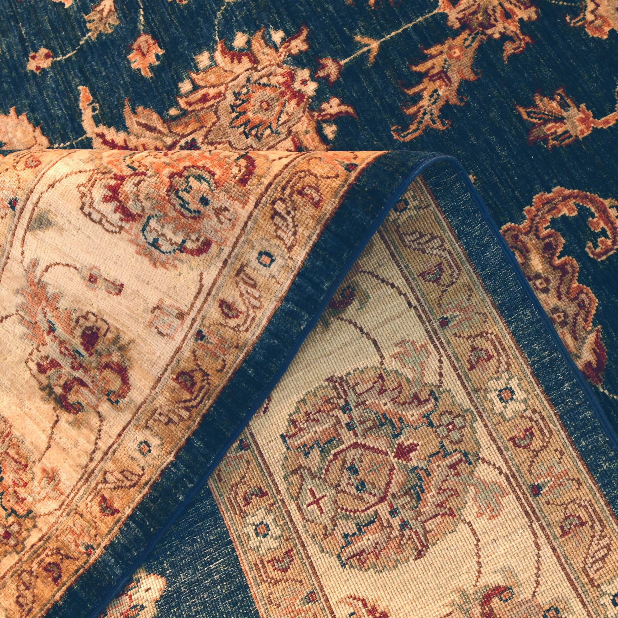 6' 10 x 9' 4 Hand Knotted Ziegler Rug