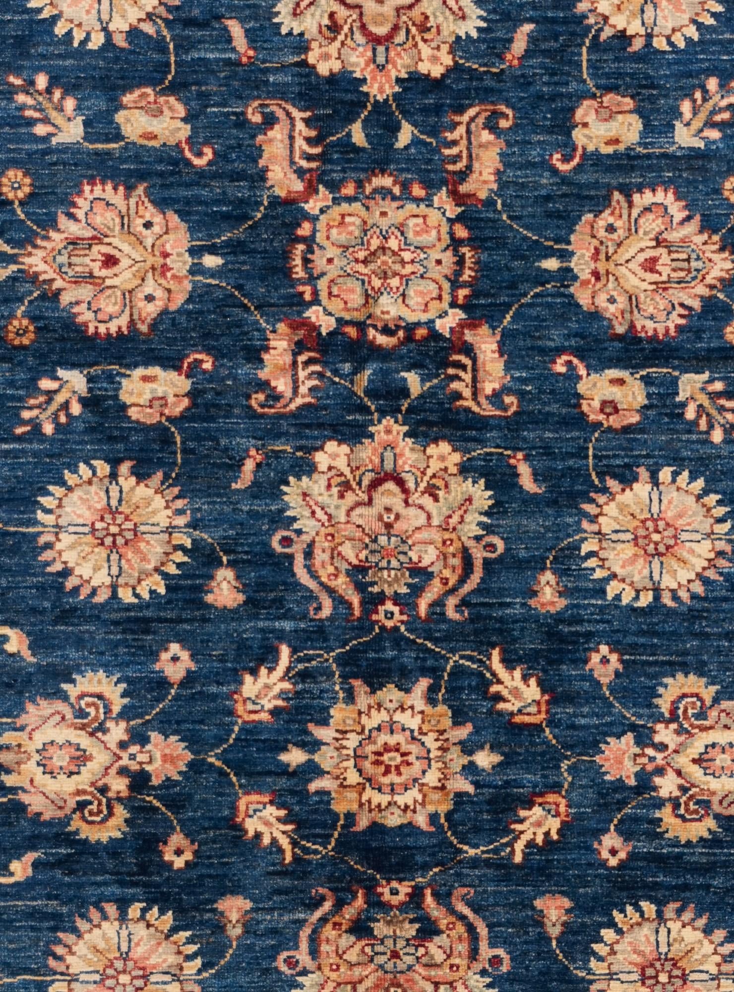 5' 1 x 6' 5 Hand Knotted Ziegler Rug