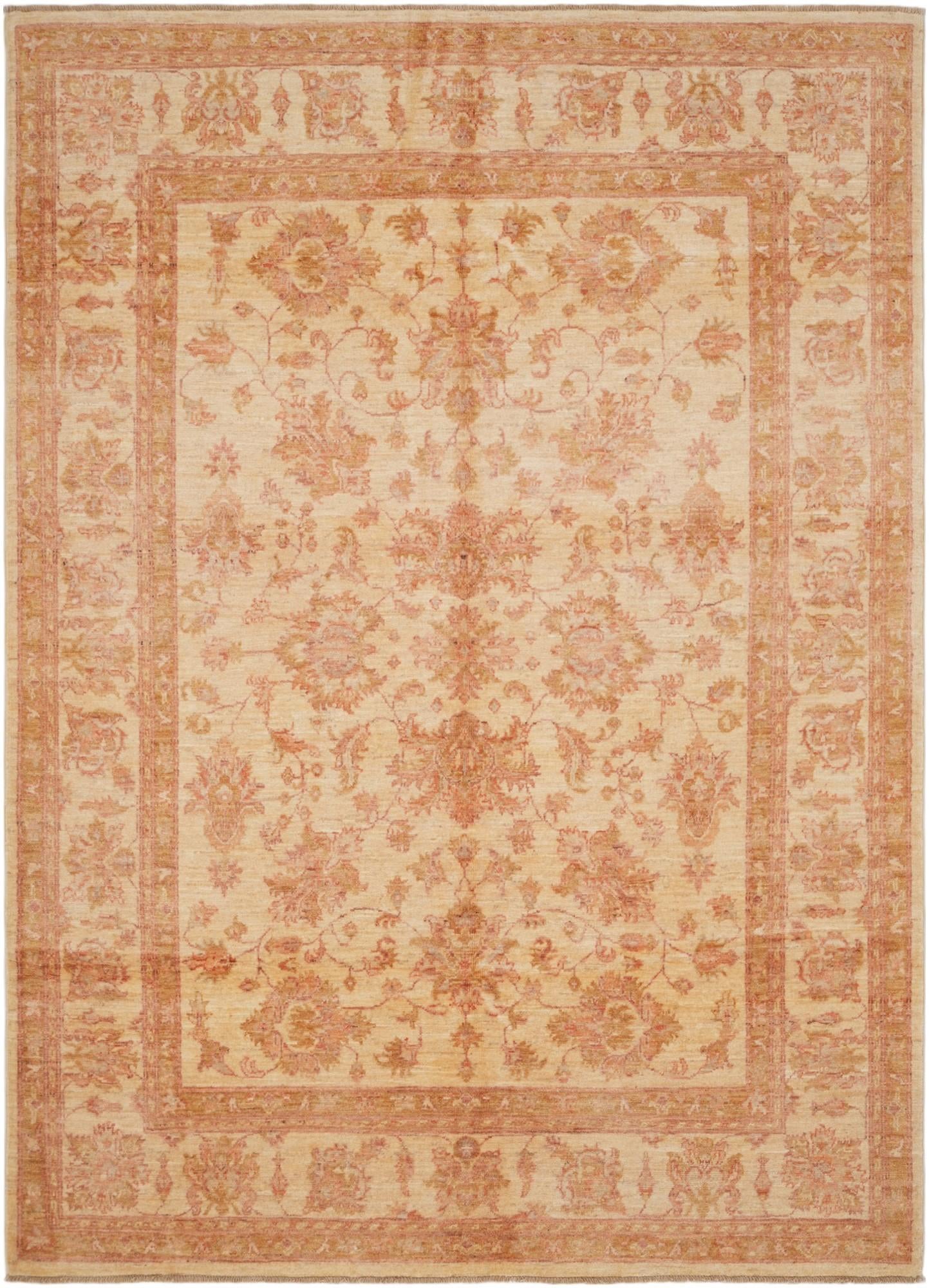 5' 7 x 7' 9 Hand Knotted Ziegler Rug