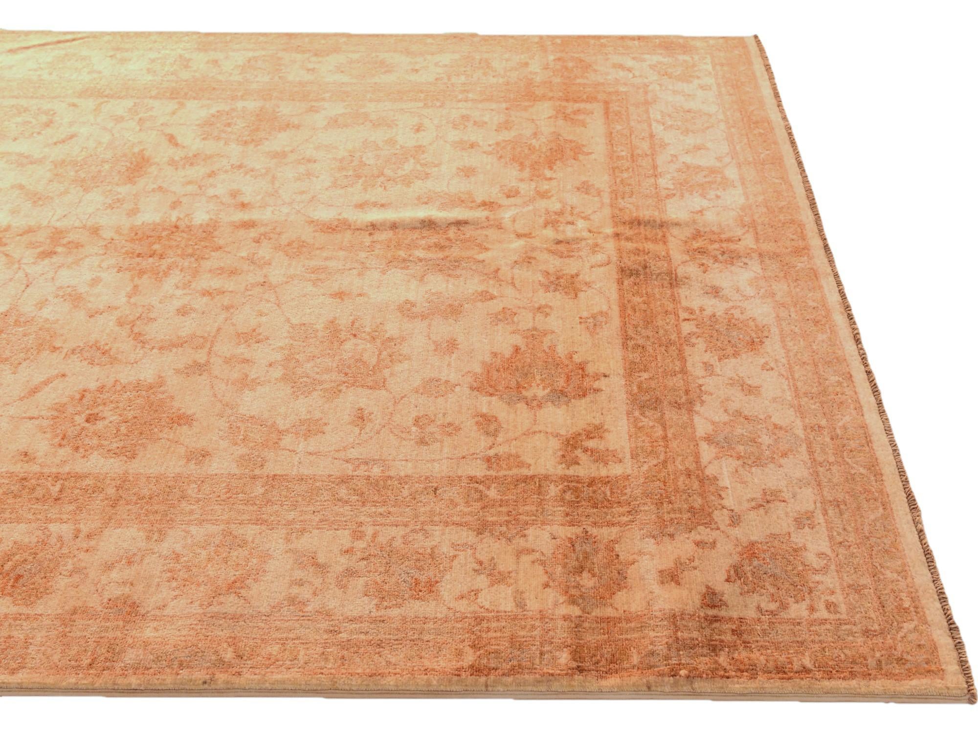 5' 8 x 8' Hand Knotted Ziegler Rug