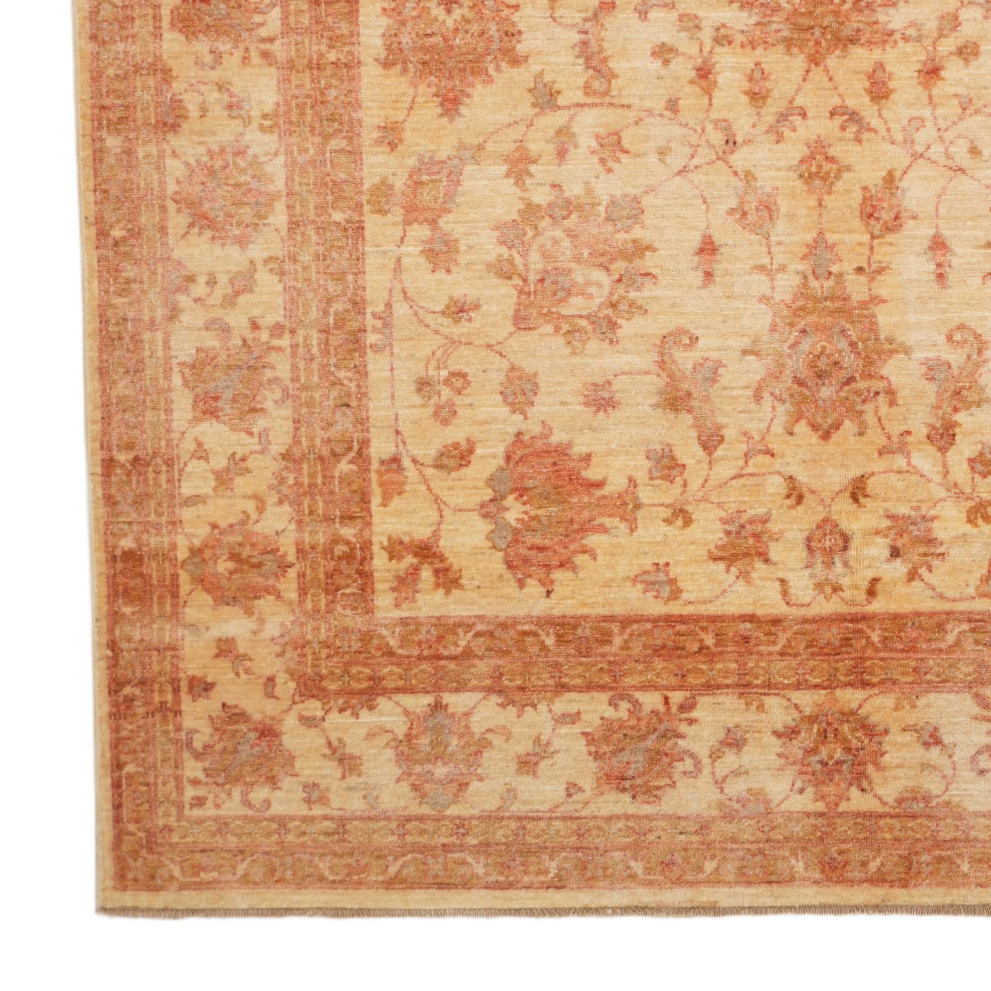 175cm x 245cm Hand Knotted Ziegler Rug