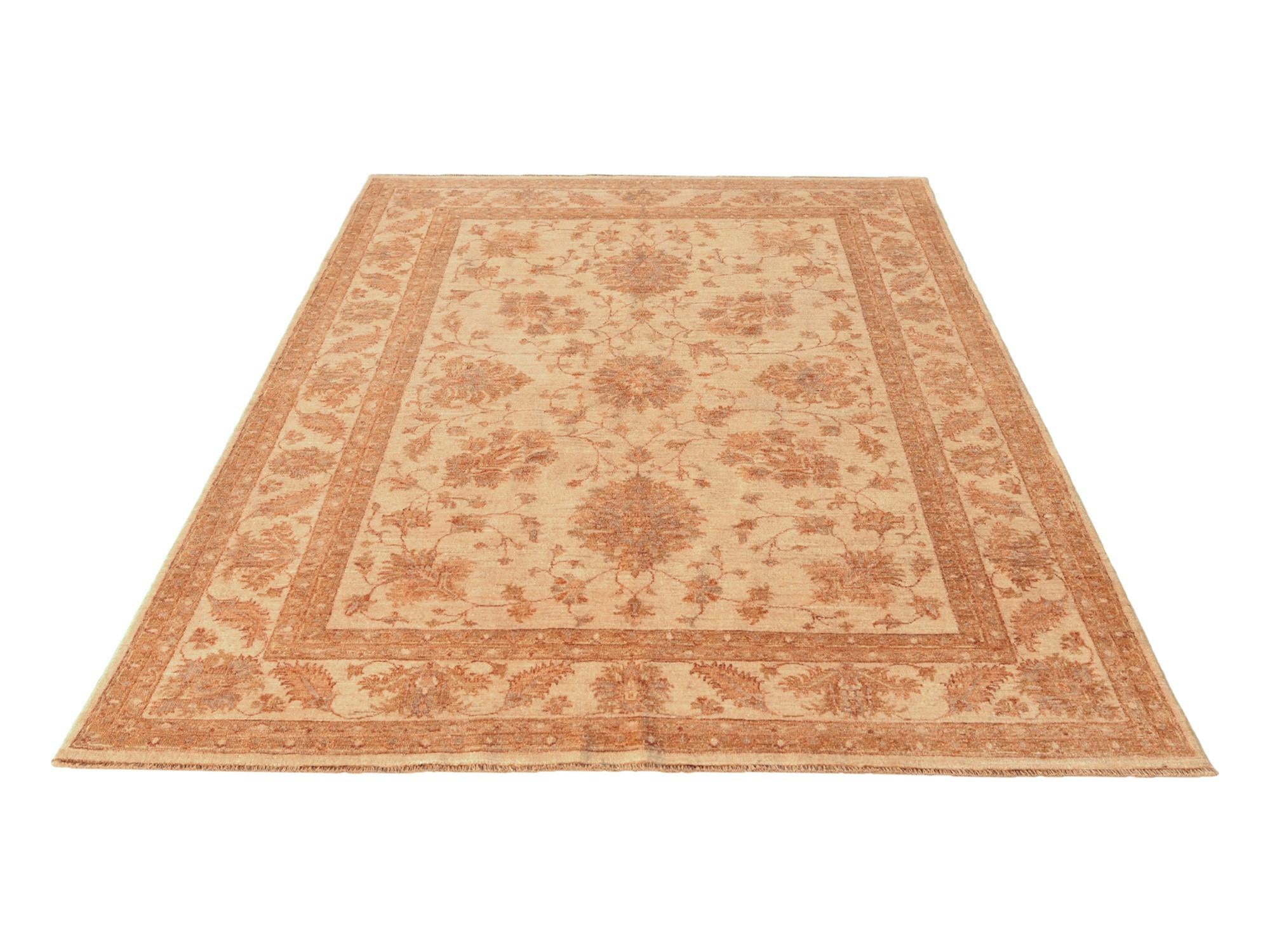 5' 9 x 7' 11 Hand Knotted Ziegler Rug