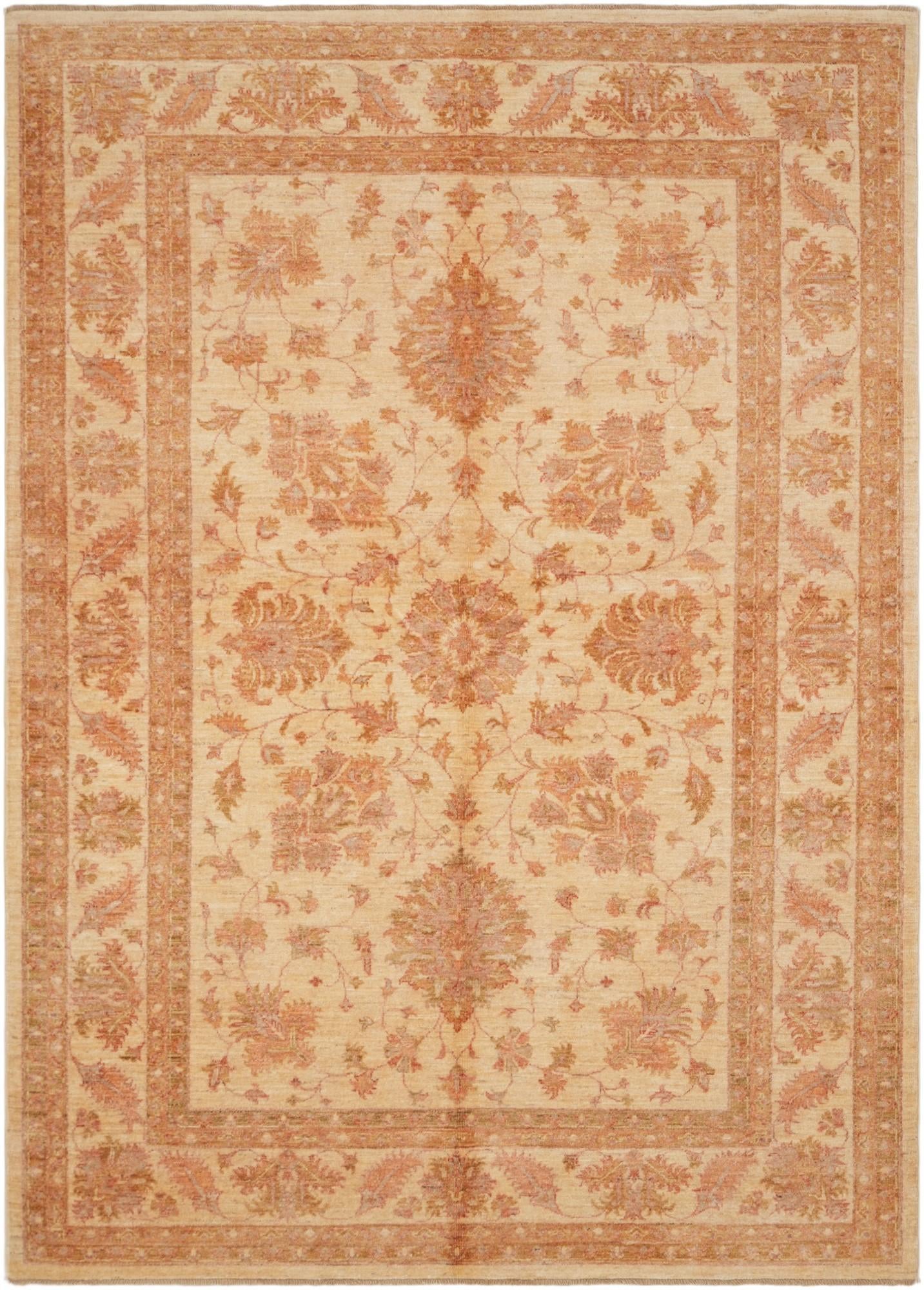 5' 7 x 7' 10 Hand Knotted Ziegler Rug