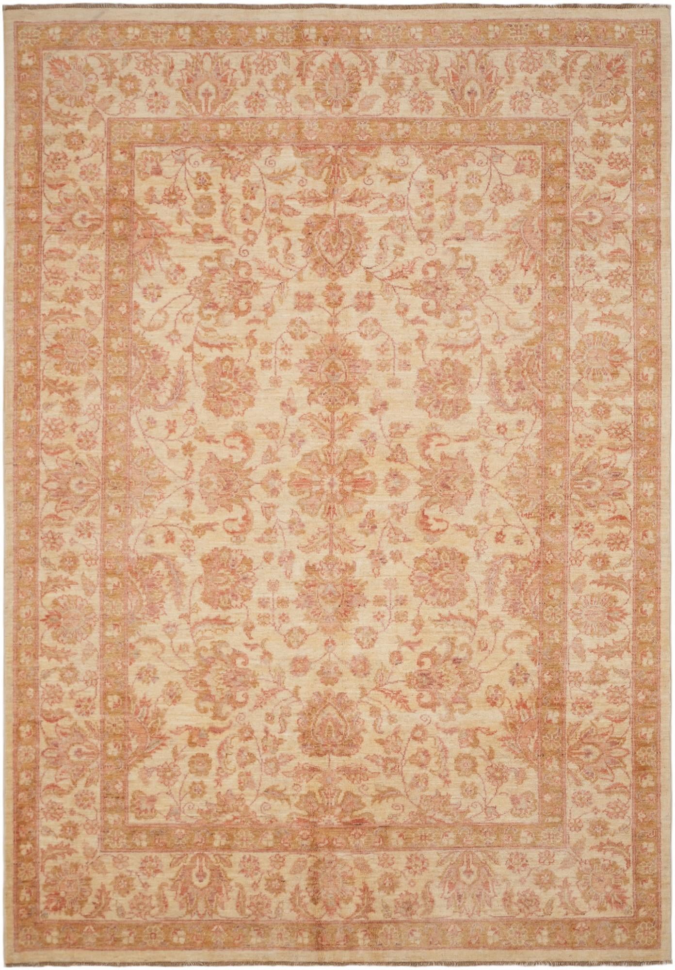 5' 9 x 8' 3 Hand Knotted Ziegler Rug