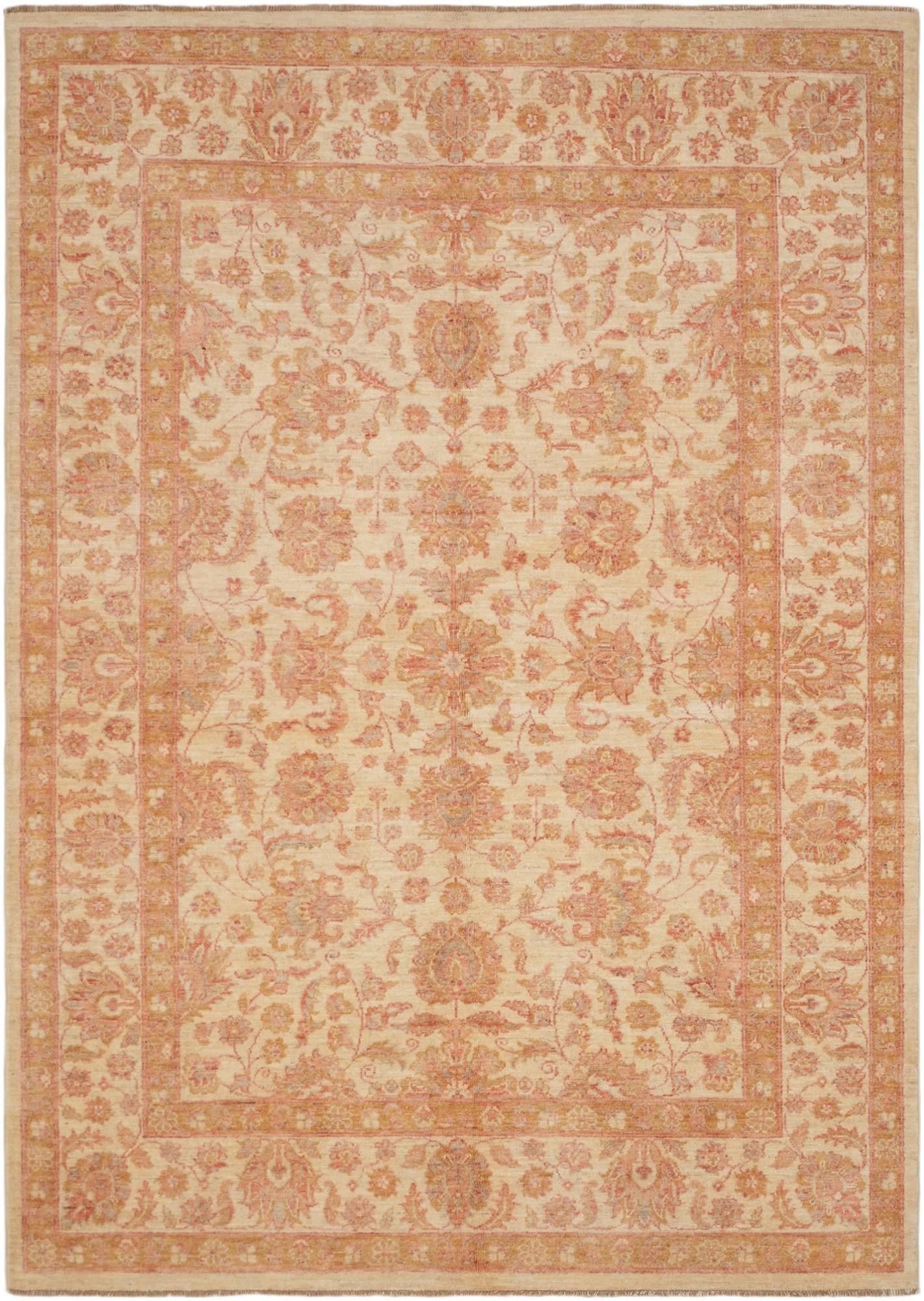 5' 7 x 7' 11 Hand Knotted Ziegler Rug