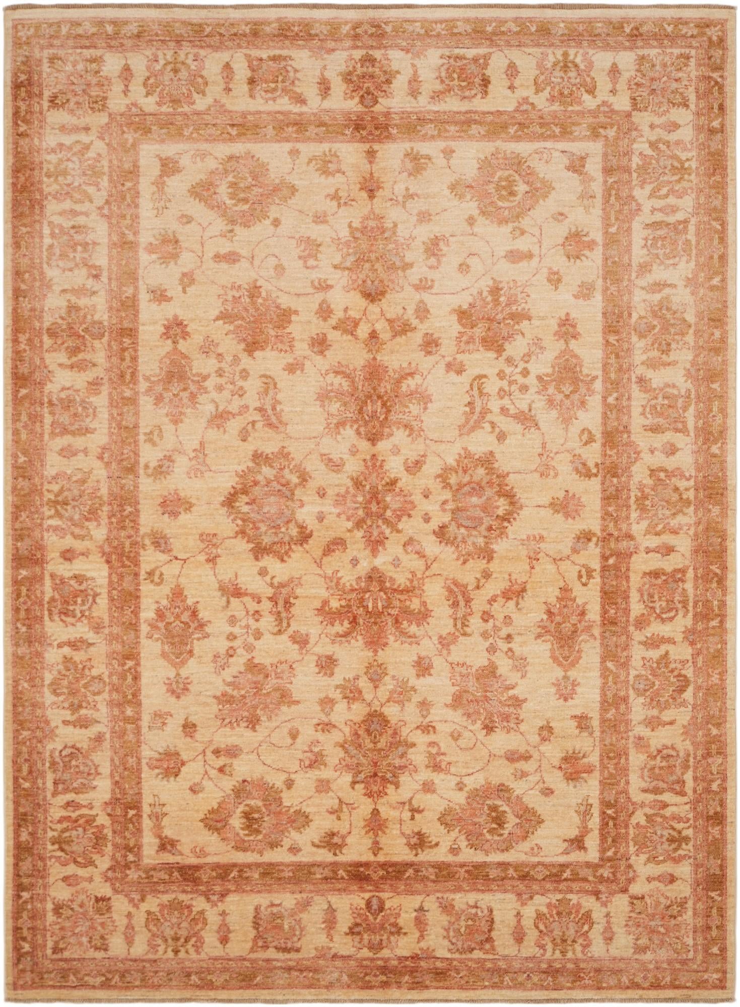5' 9 x 7' 10 Hand Knotted Ziegler Rug