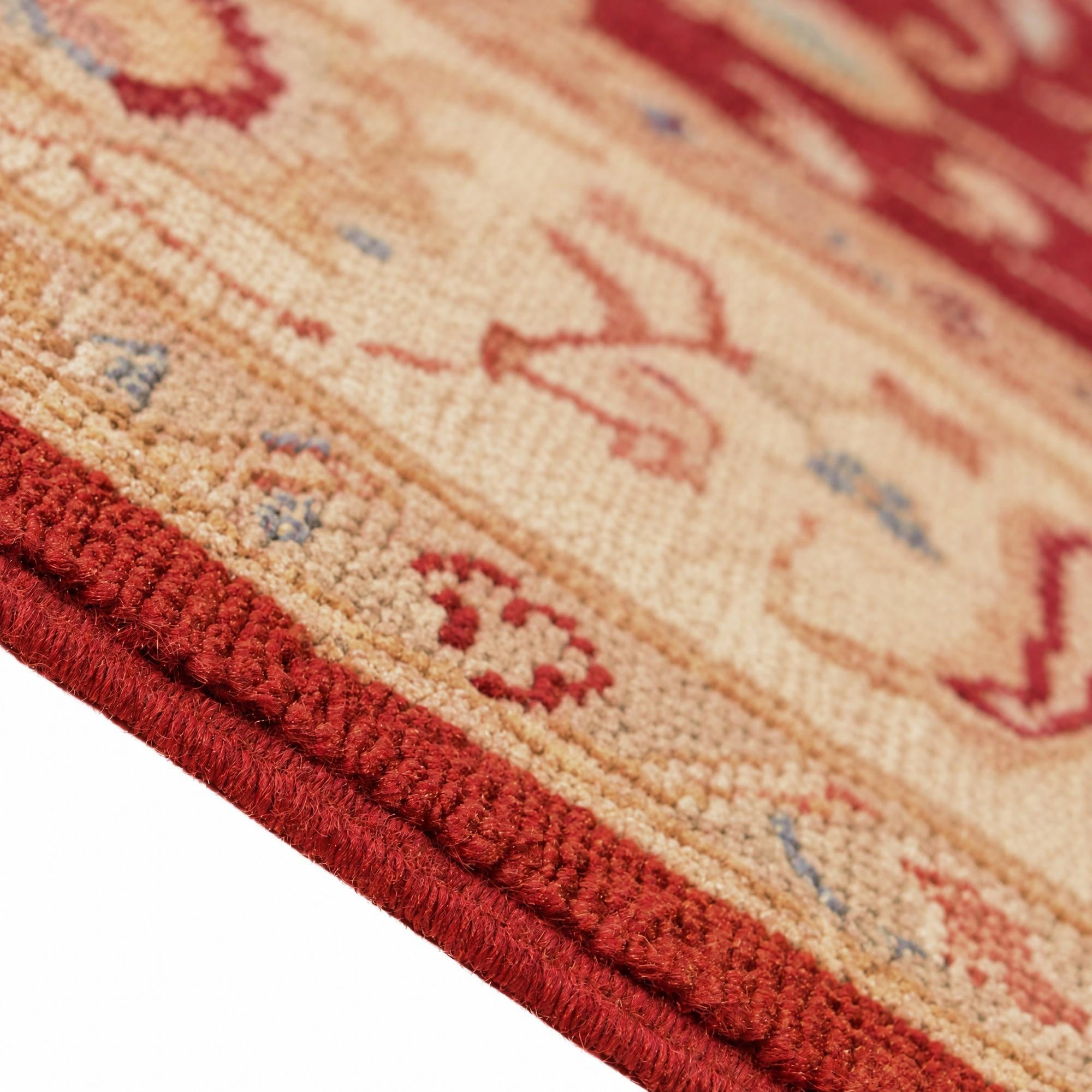 150cm x 220cm Hand Knotted Ziegler Rug