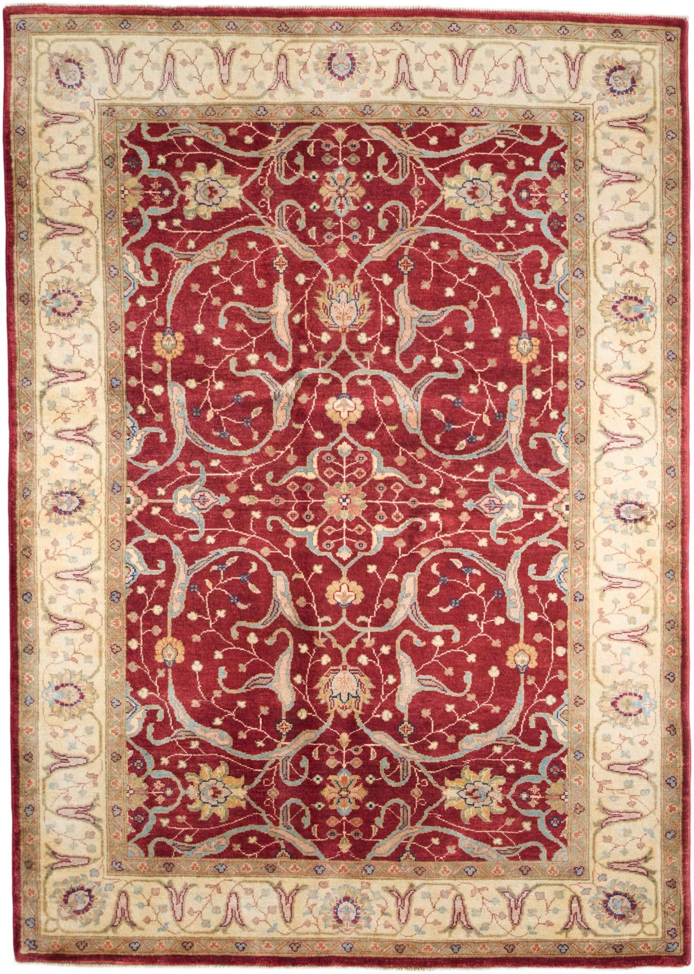 5' x 7' 1 Hand Knotted Ziegler Rug