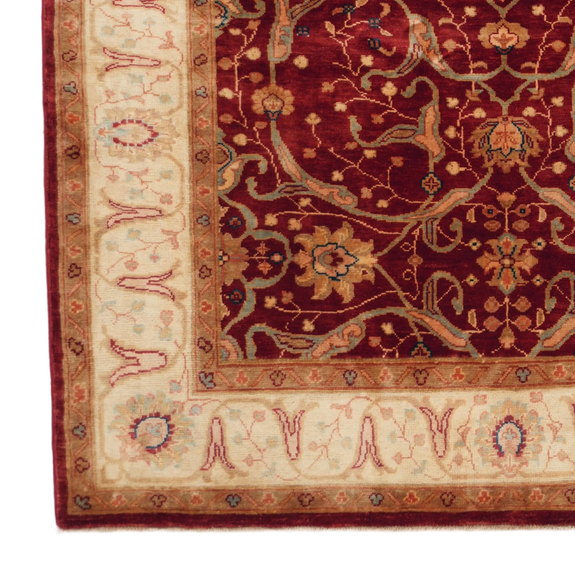 5' x 6' 11 Hand Knotted Ziegler Rug