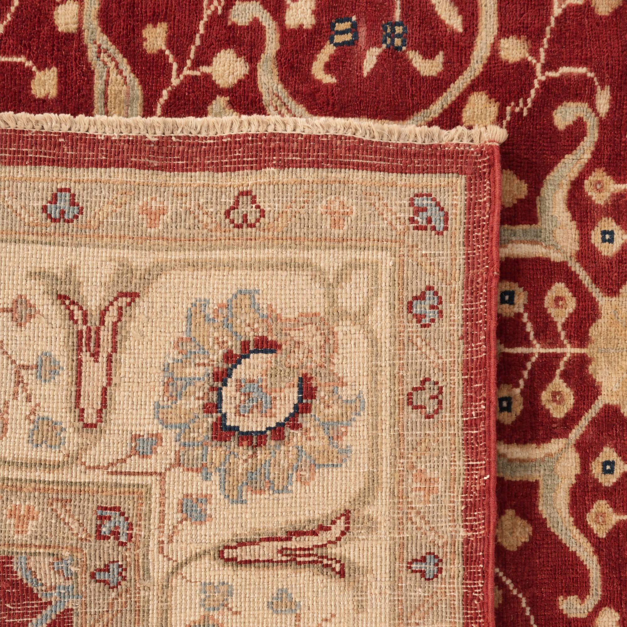 155cm x 210cm Hand Knotted Ziegler Rug