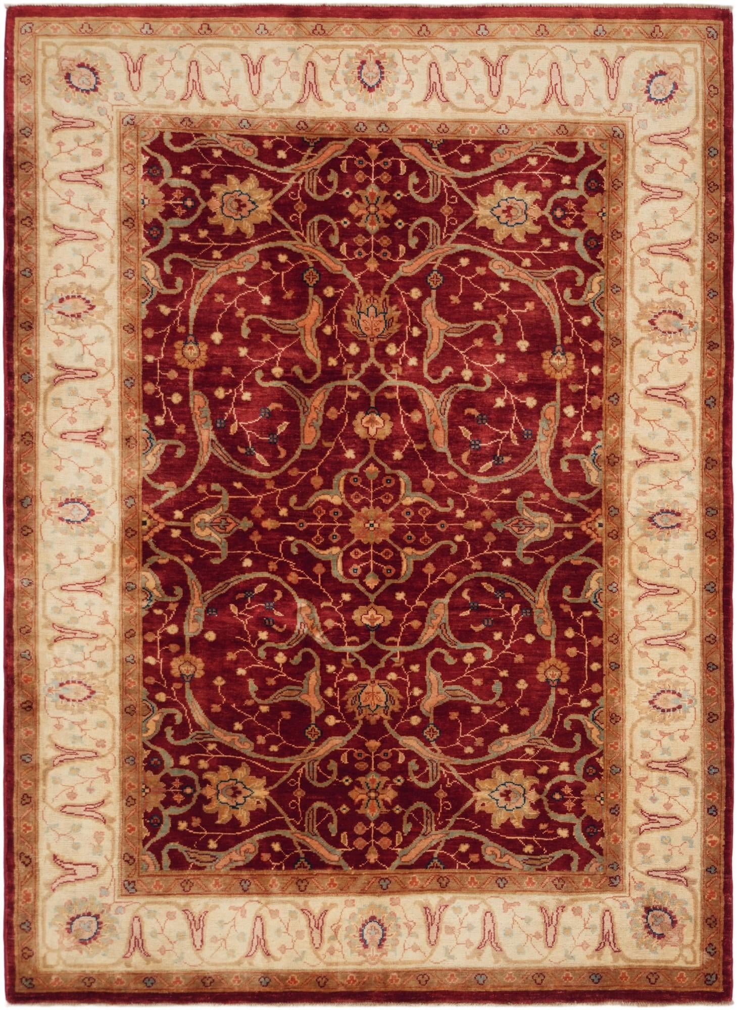 5' x 6' 11 Hand Knotted Ziegler Rug