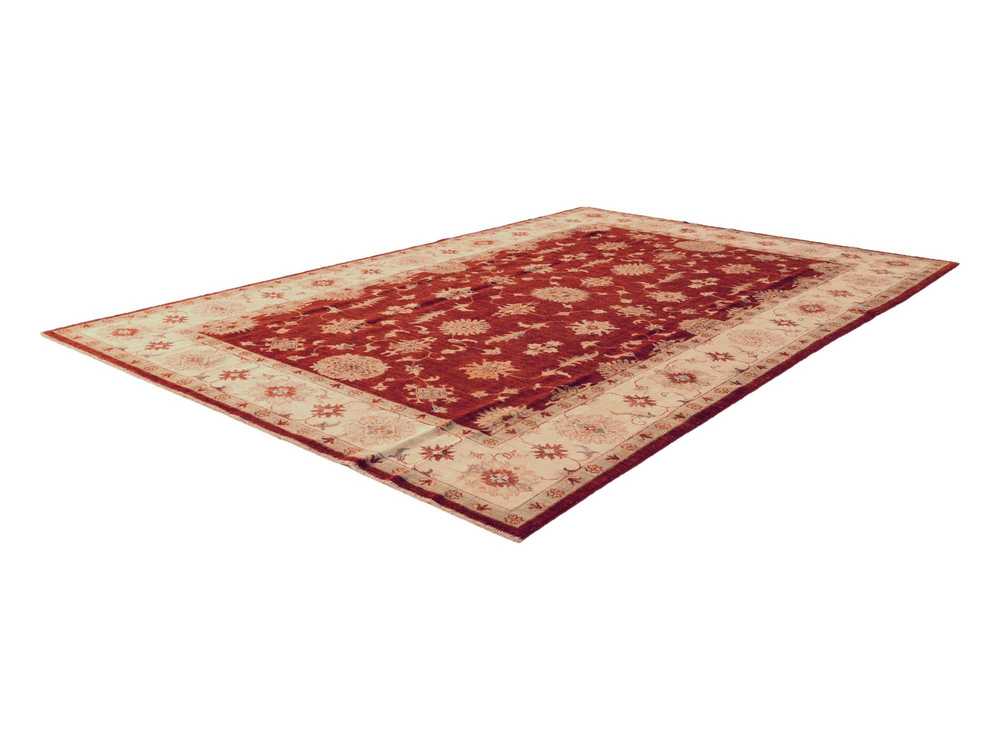 6' 8 x 9' 11 Hand Knotted Ziegler Rug