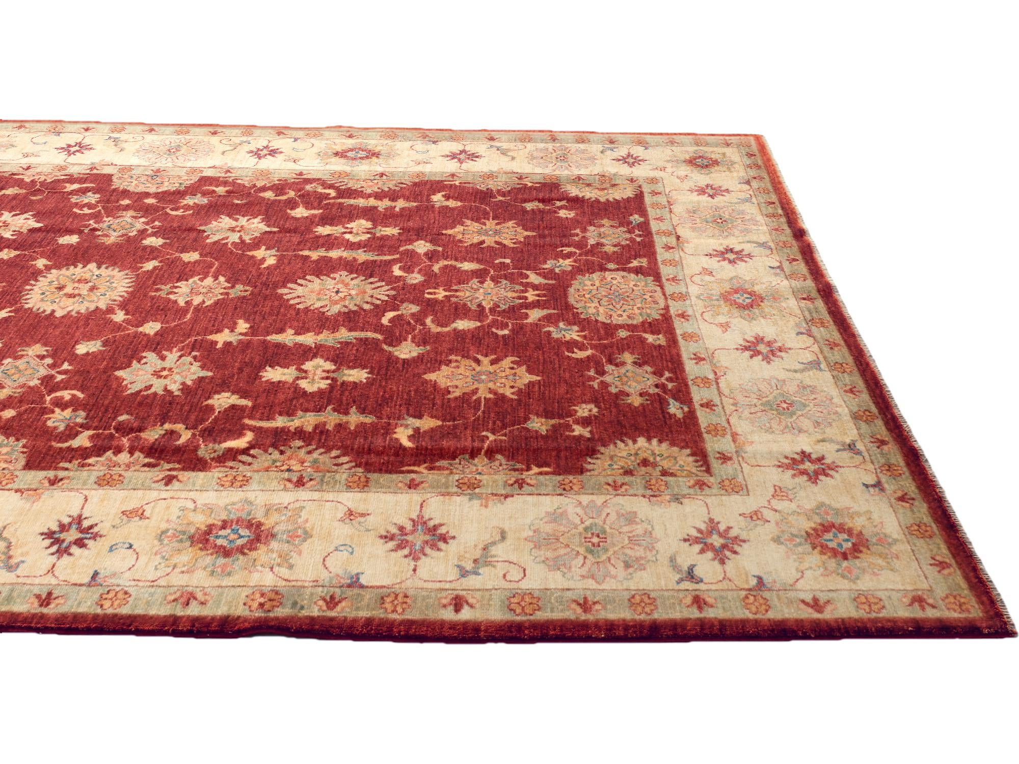 6' 8 x 9' 11 Hand Knotted Ziegler Rug
