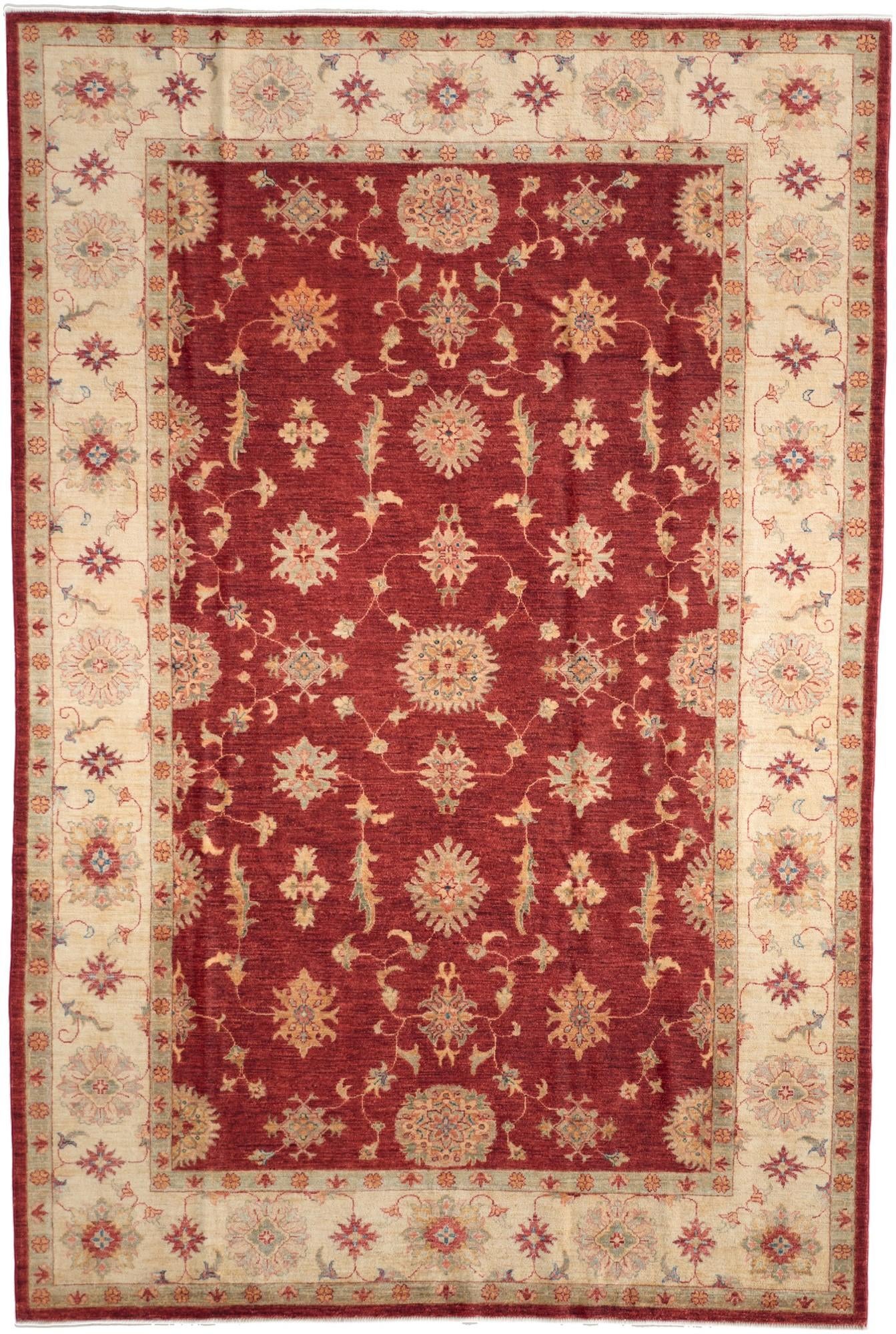 6' 8 x 9' 11 Hand Knotted Ziegler Rug