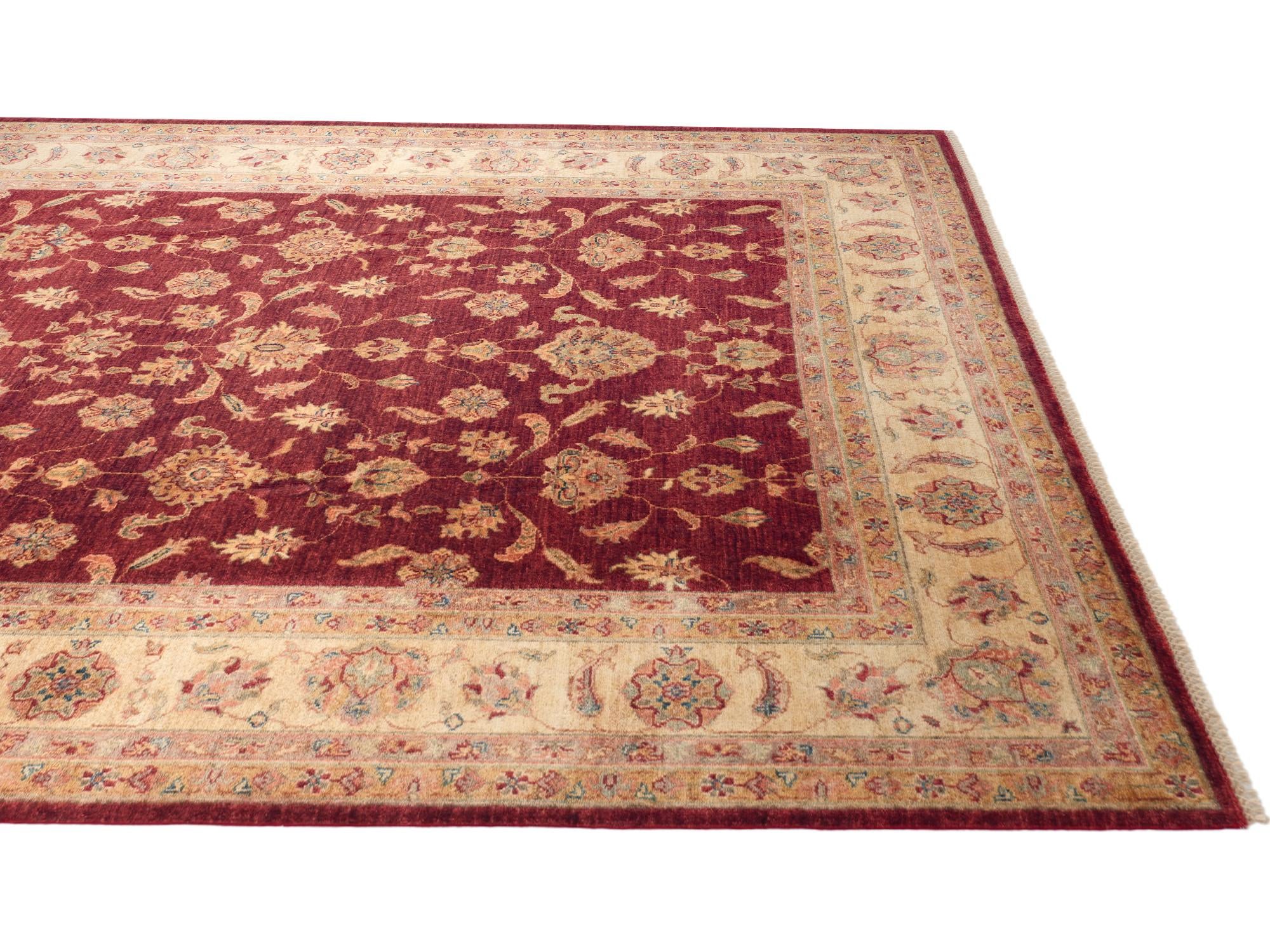 6' 11 x 8' Hand Knotted Ziegler Rug