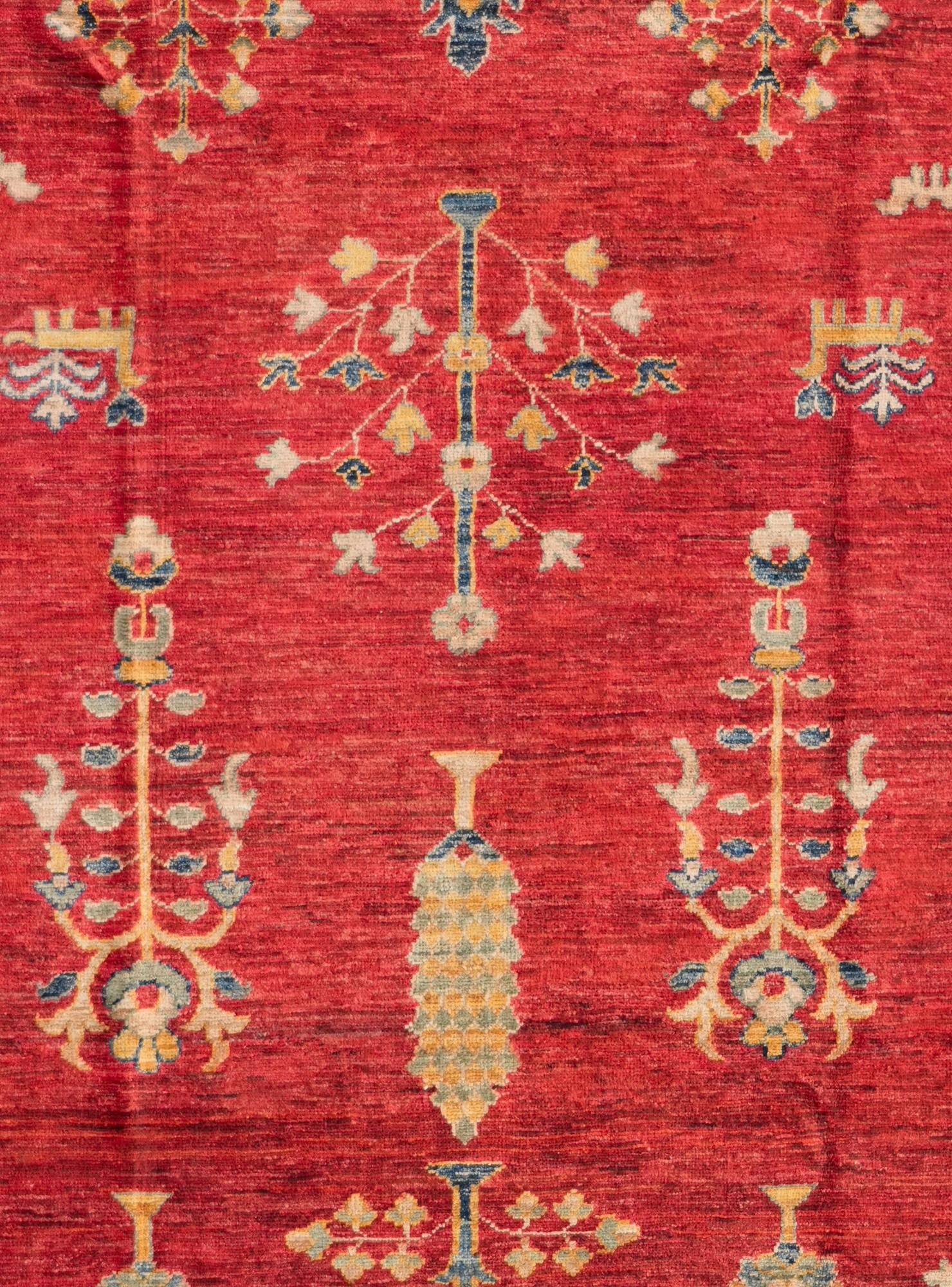 6' 5 x 9' 7 Hand Knotted Ziegler Rug