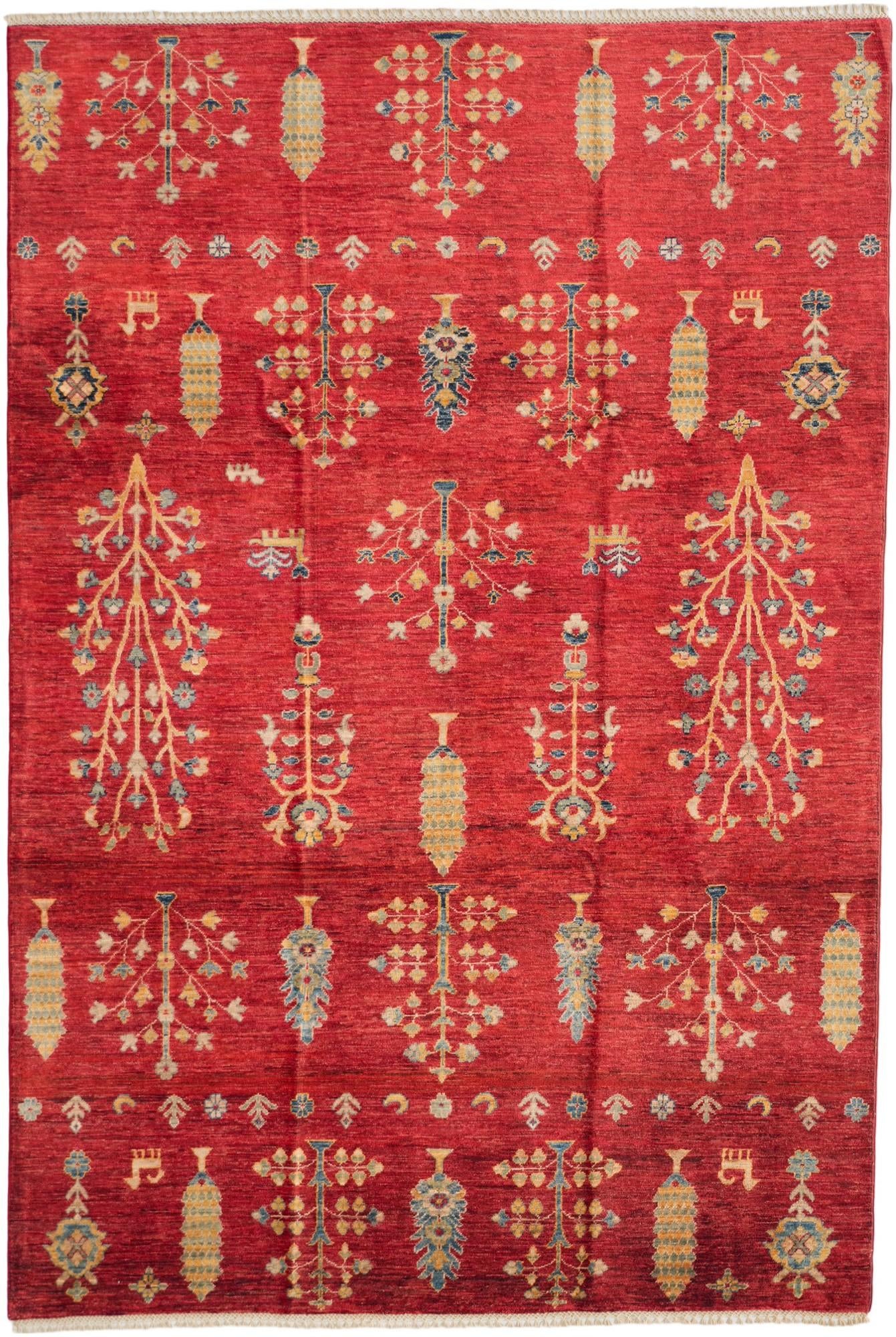 6' 5 x 9' 7 Hand Knotted Ziegler Rug