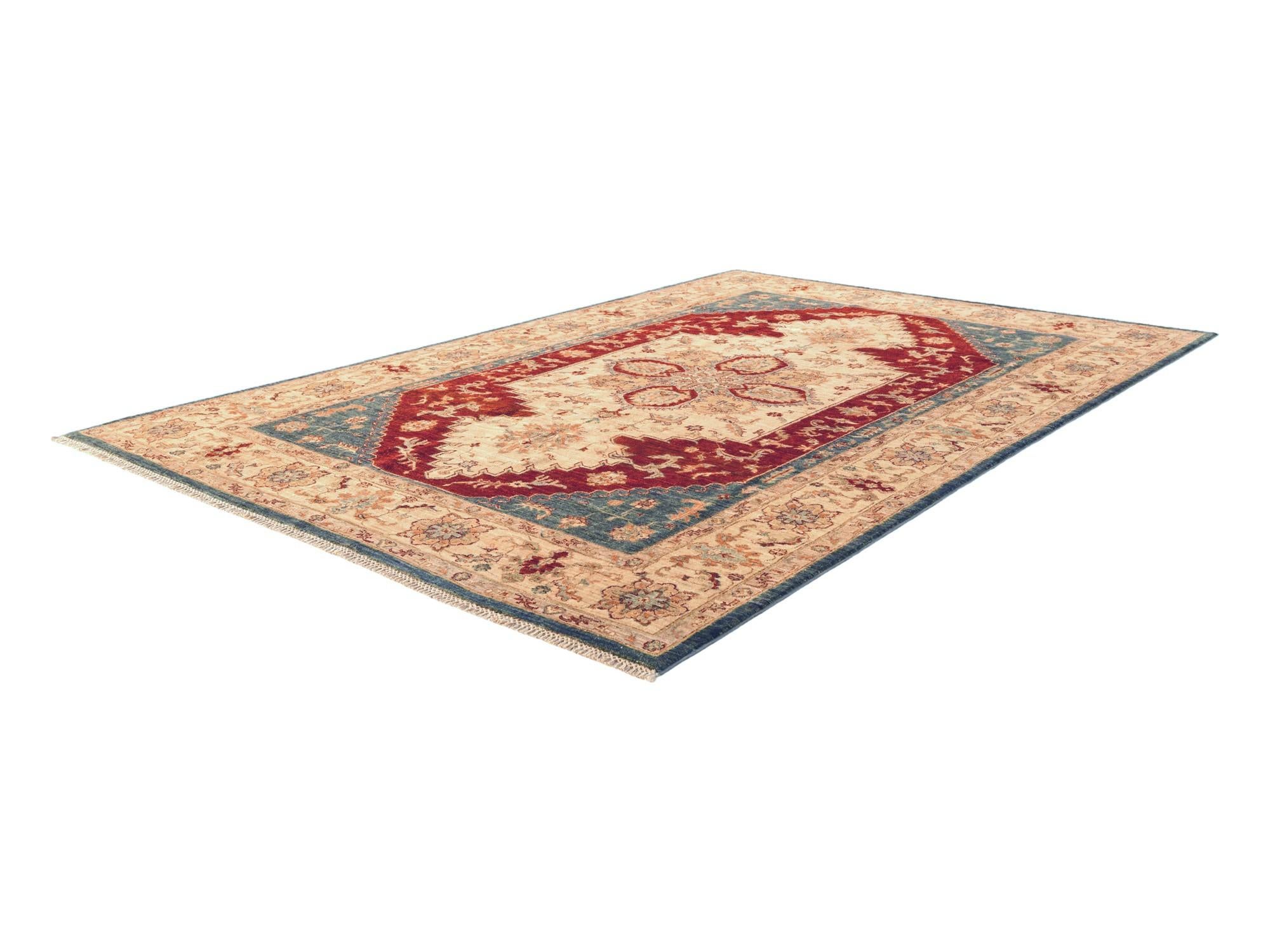 6' 7 x 9' 10 Hand Knotted Ziegler Rug