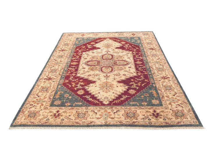 Detailansicht von 200cm x 300cm Handgeknüpft Ziegler Teppich