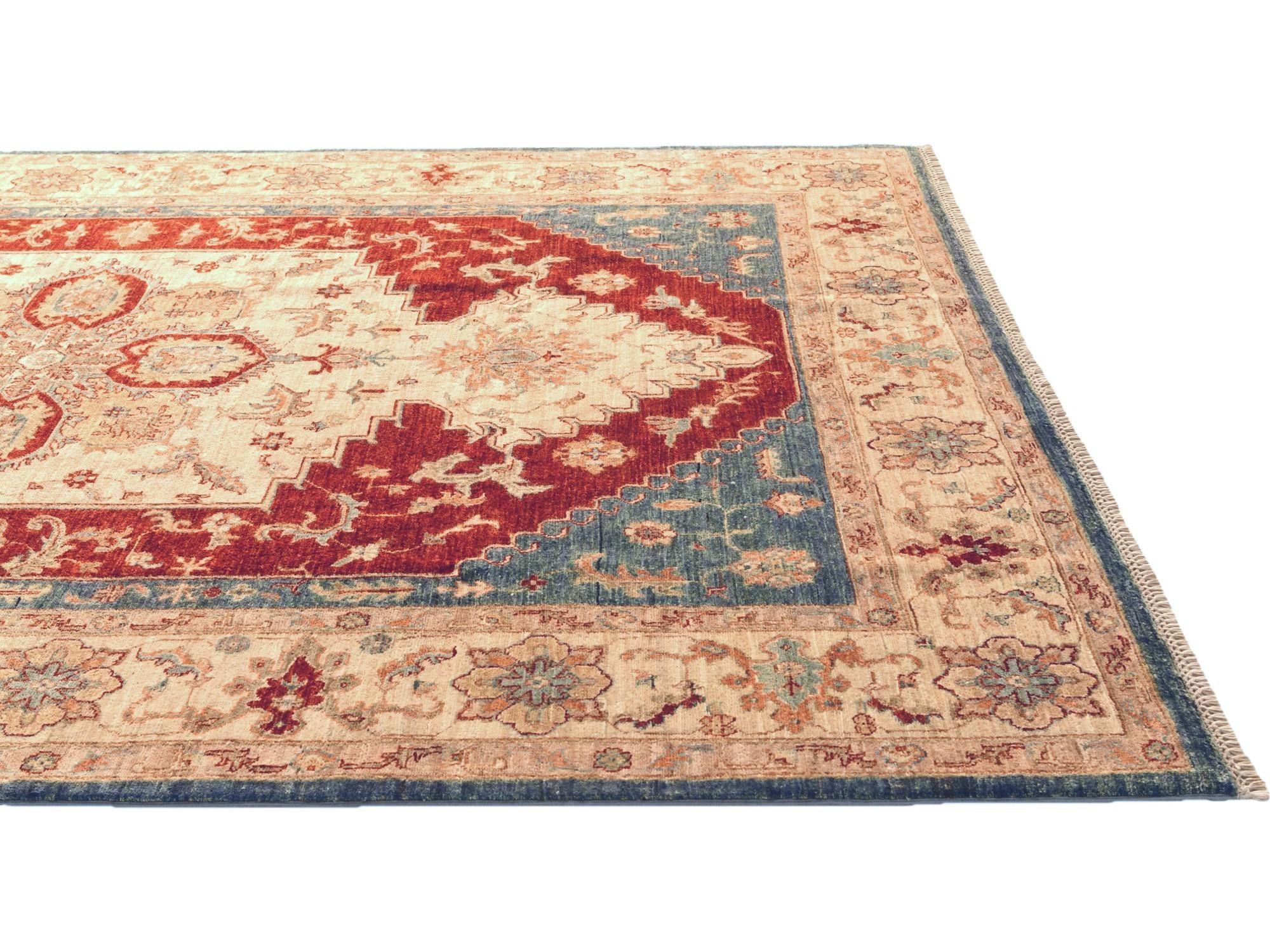 6' 7 x 9' 10 Hand Knotted Ziegler Rug