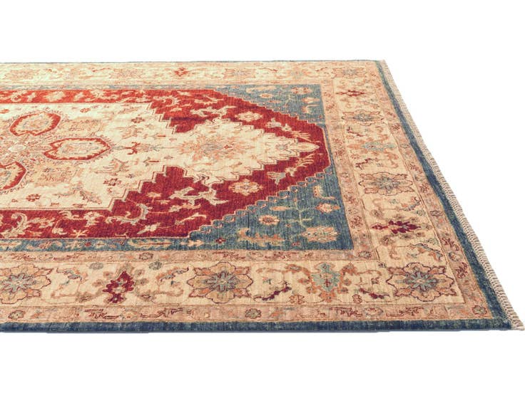 Detailansicht von 200cm x 300cm Handgeknüpft Ziegler Teppich
