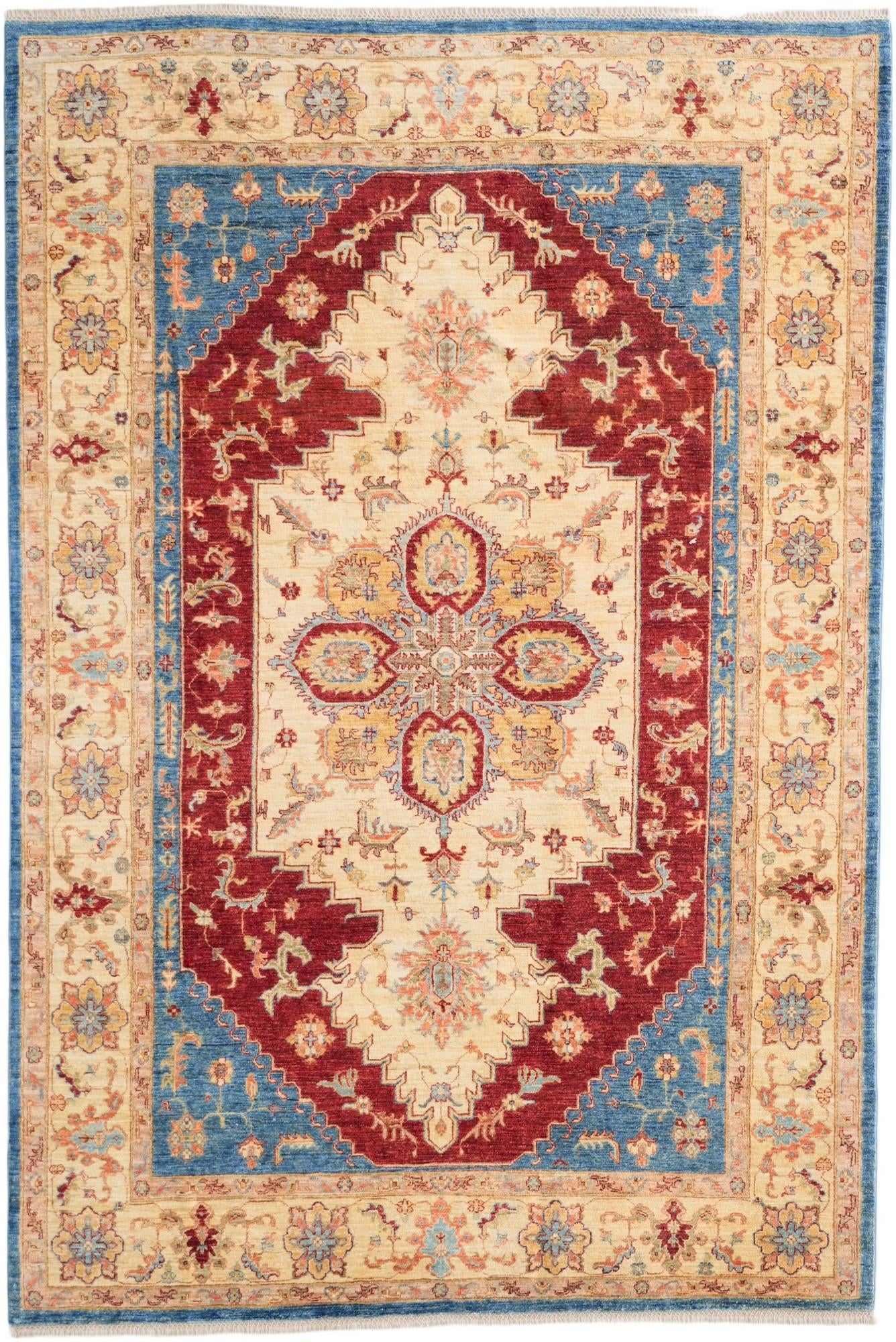 6' 7 x 9' 10 Hand Knotted Ziegler Rug