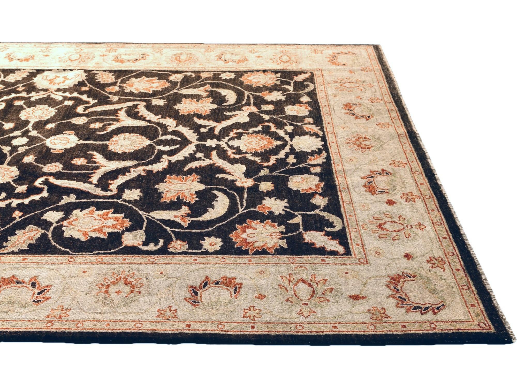 6' x 8' 9 Hand Knotted Ziegler Rug