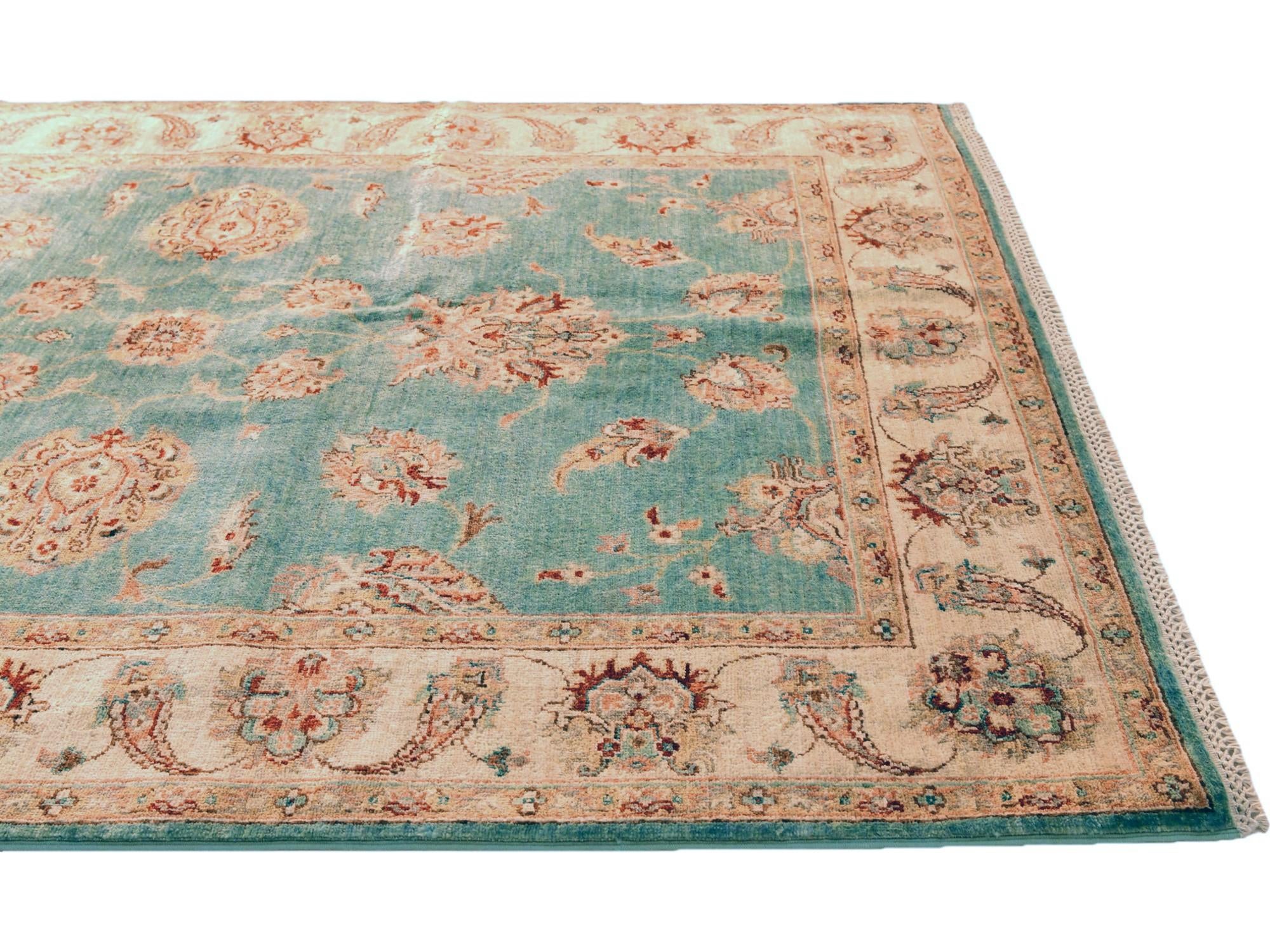 5' 1 x 6' 7 Hand Knotted Ziegler Rug